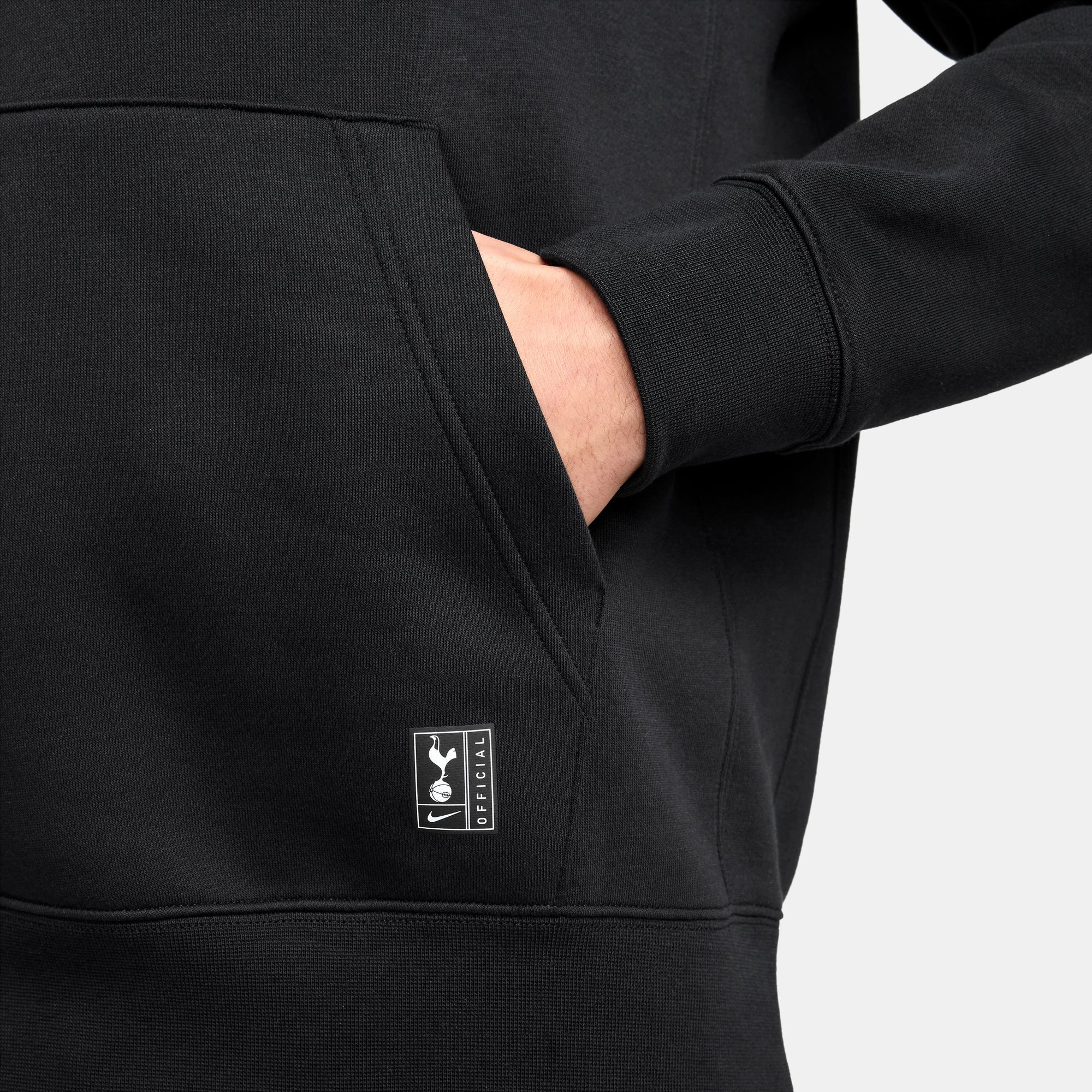 Nike Men's Tottenham Black Away Club Fleece Pullover Hoodie product image