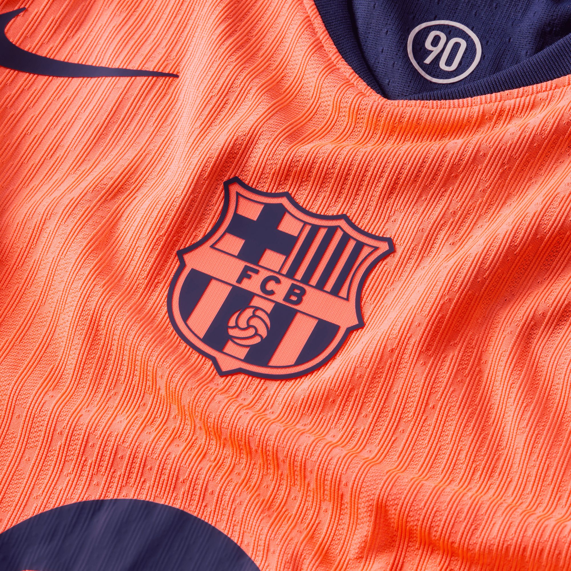 Nike Adult FC Barcelona 2025-26 Orange Third Authentic Jersey product image