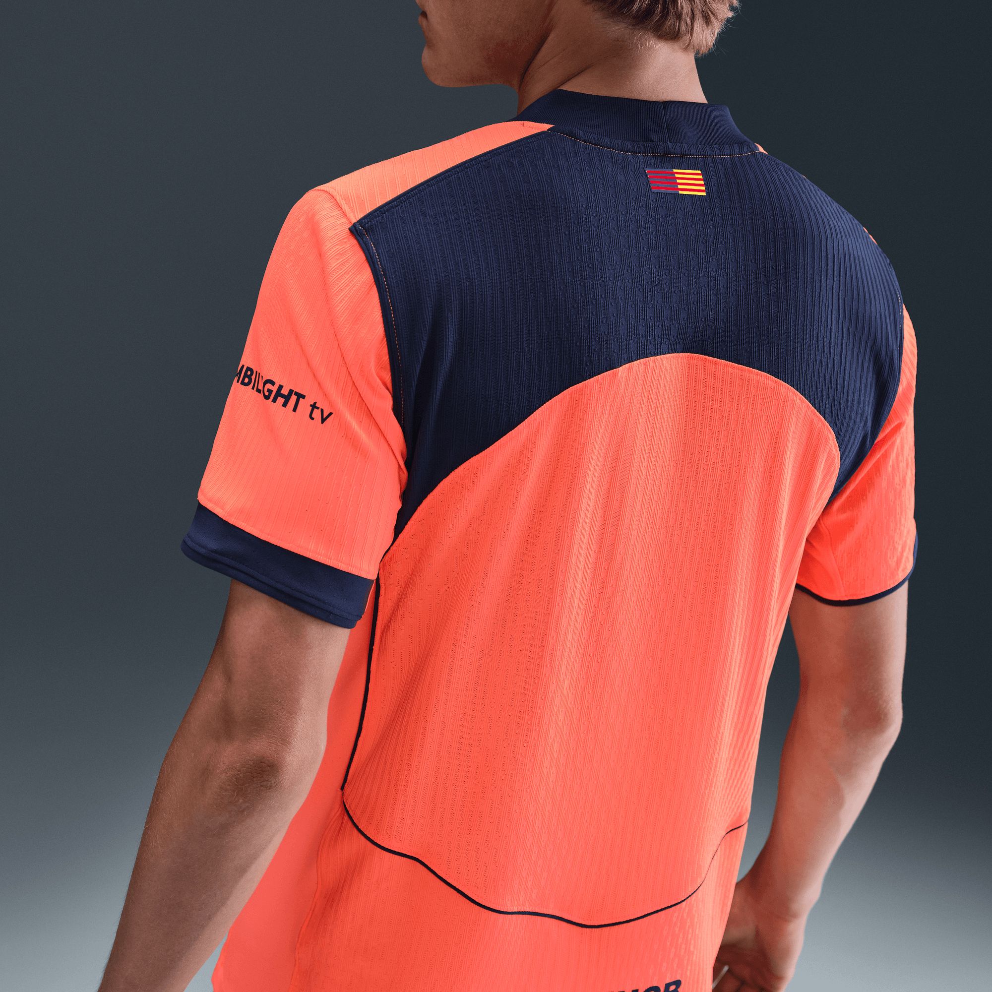 Nike Adult FC Barcelona 2025-26 Orange Third Authentic Jersey product image