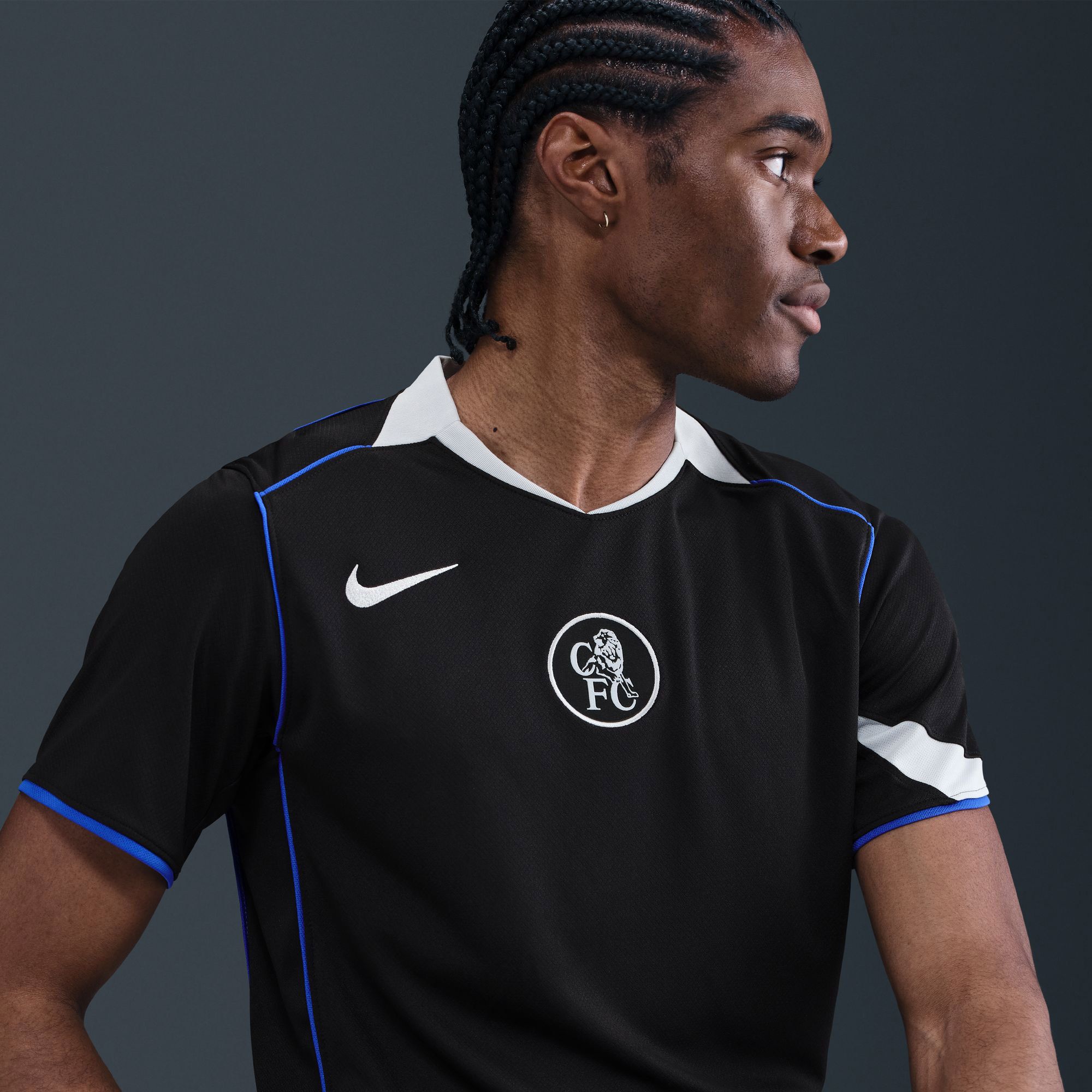 Nike Adult Chelsea FC 2025-26 Black Third Total 90 Replica Jersey product image
