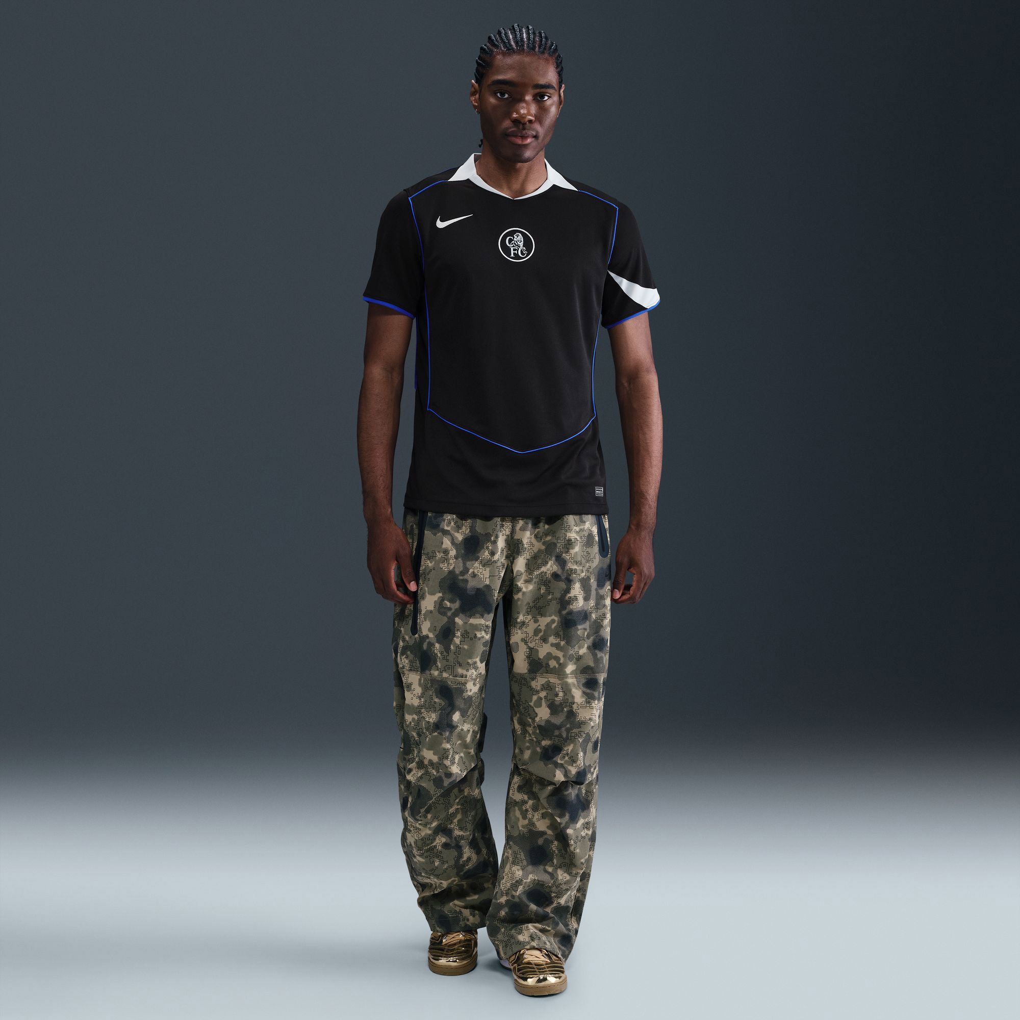 Nike Adult Chelsea FC 2025-26 Black Third Total 90 Replica Jersey product image