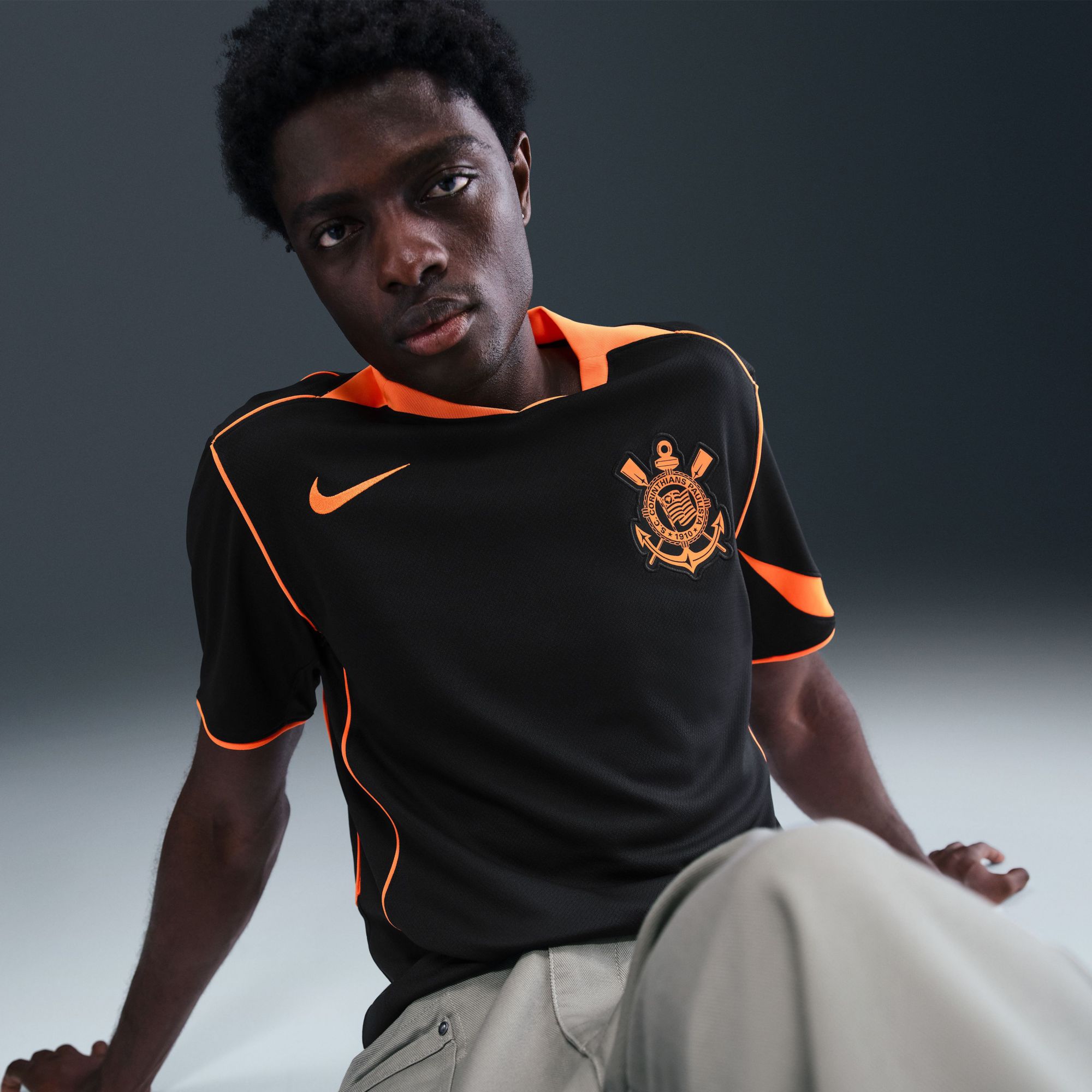 Nike Adult Corinthians 2025-26 Black Third Replica Jersey product image