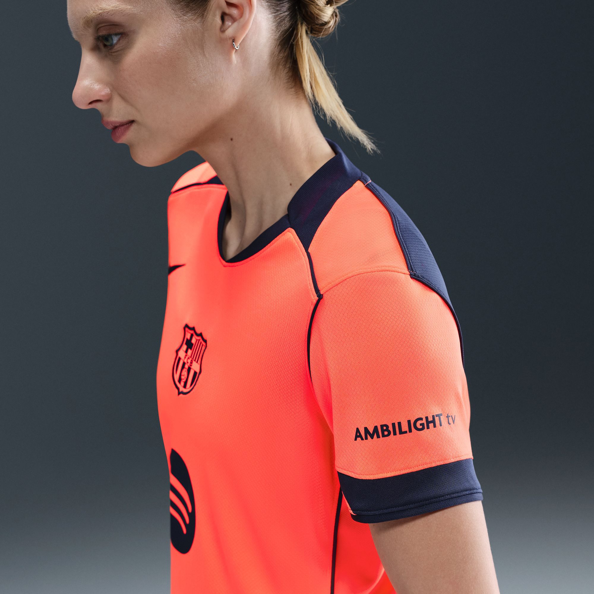 Nike Women's FC Barcelona 2025-26 Orange Third Replica Jersey product image