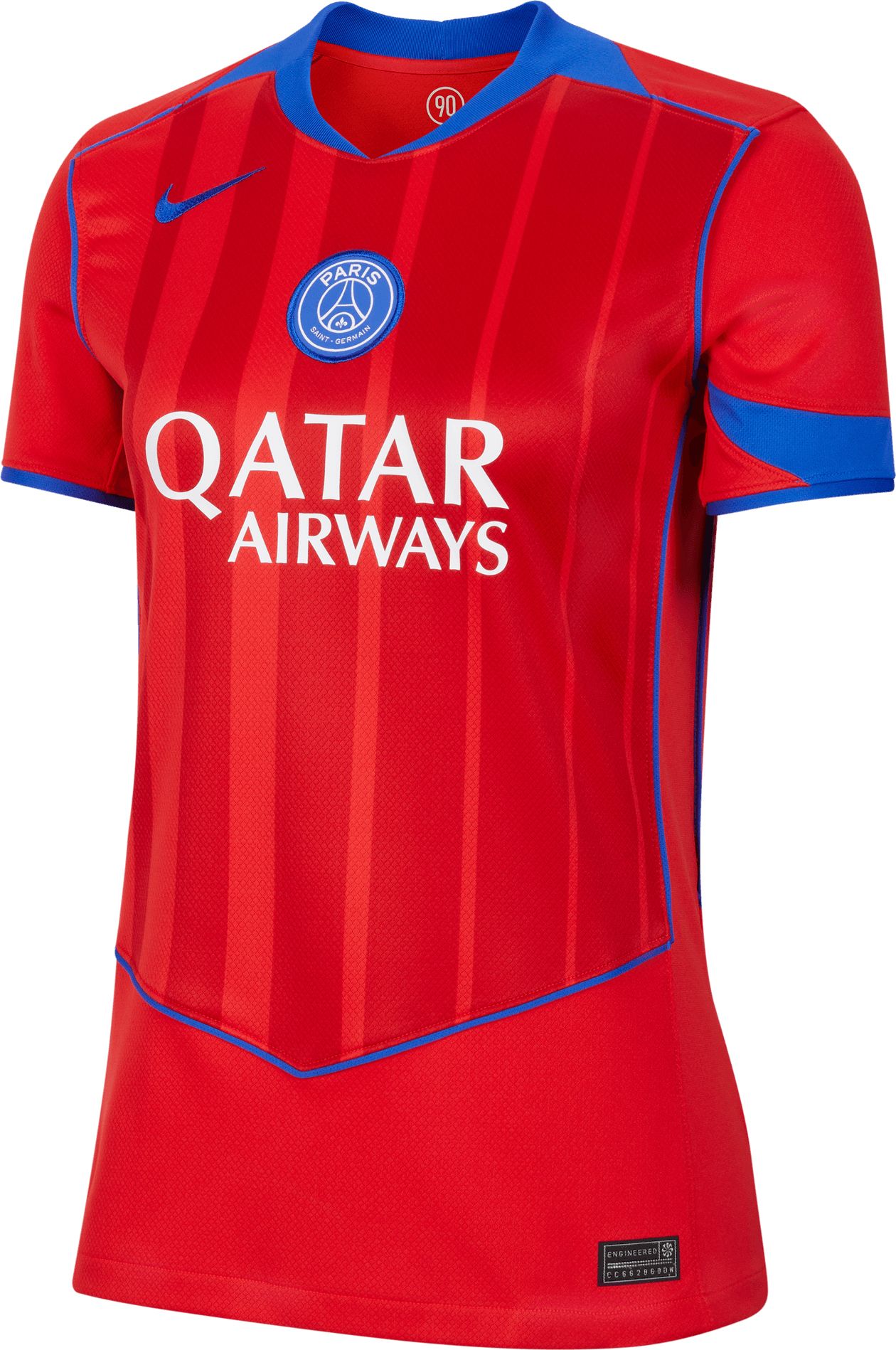 Nike Women's Paris Saint-Germain FC 2025-26 Red Third Replica Jersey product image
