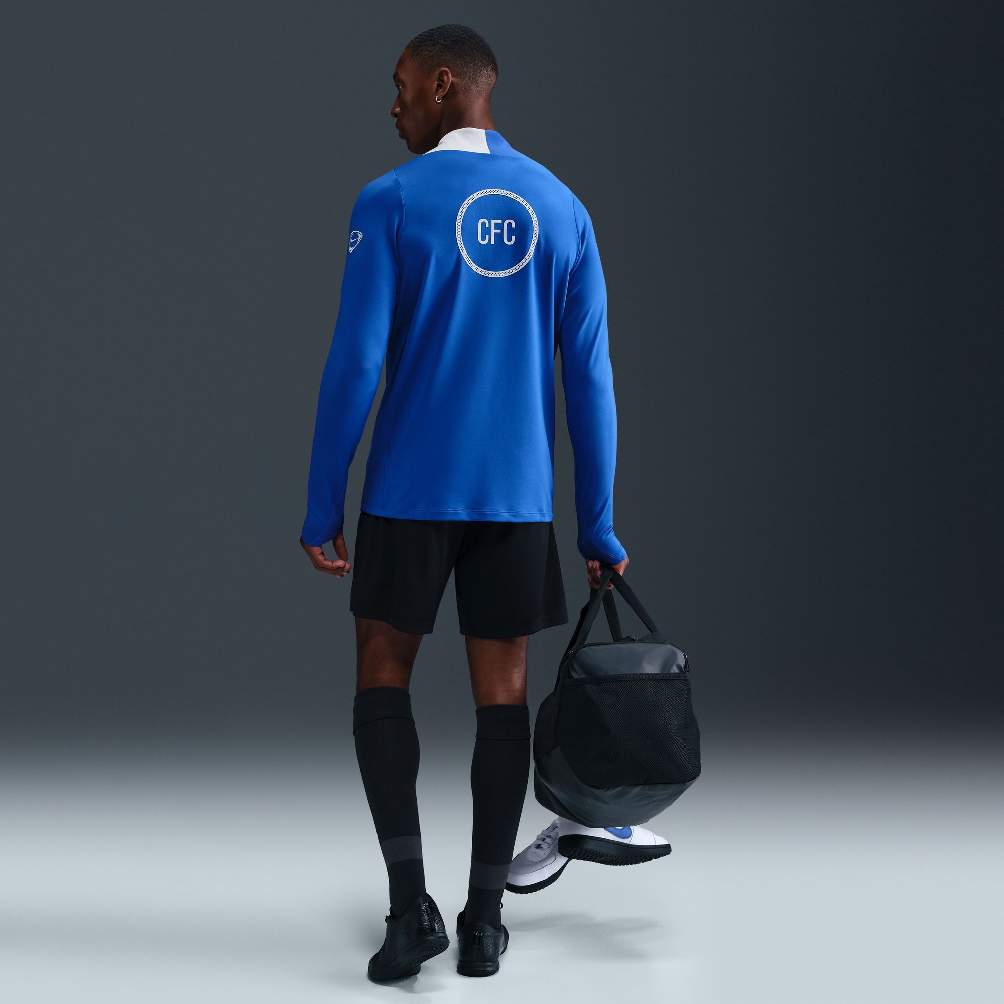 Nike Men's Chelsea 2025 Blue Third Full-Zip Training Jacket product image