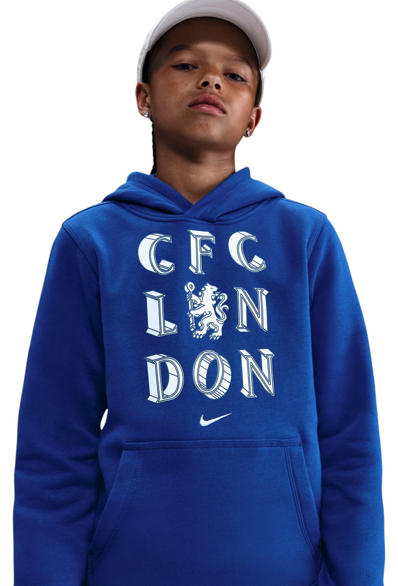 Nike Youth Chelsea FC 2025 Blue Home Club Hoodie product image