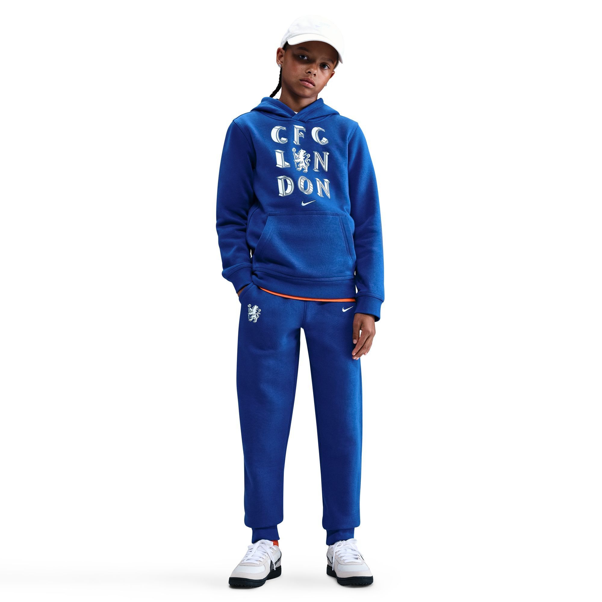 Nike Youth Chelsea FC 2025 Blue Home Club Hoodie product image