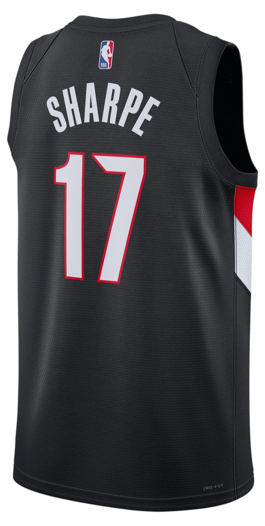 Nike Adult Portland Trail Blazers Shaedon Sharpe #17 Black Swingman Icon Jersey product image