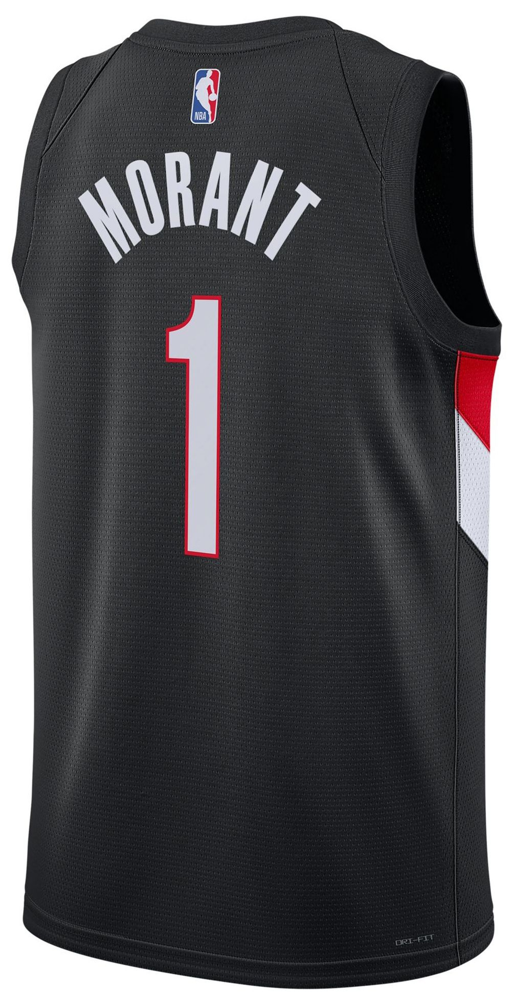 Nike Men's Portland Trail Blazers Black Ja Morant #1 Icon Edition Jersey product image