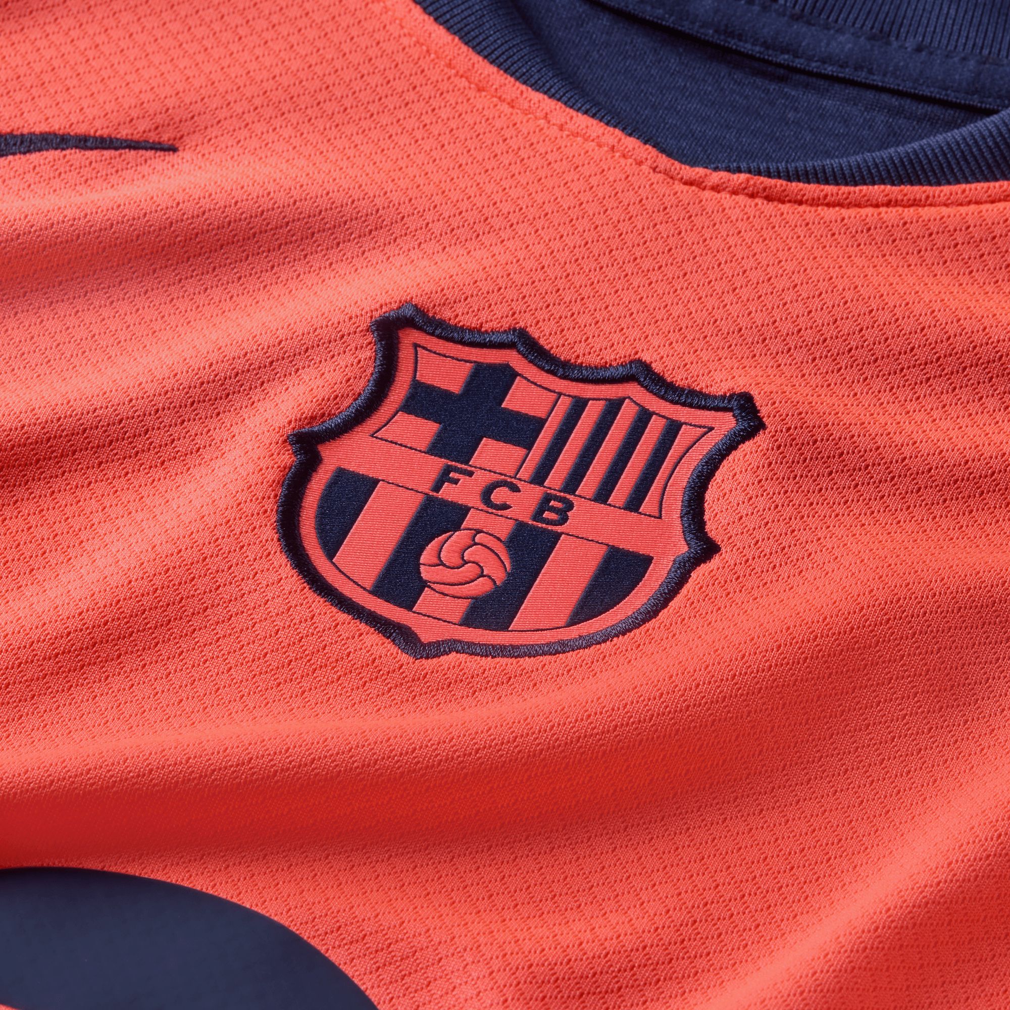 Nike Youth FC Barcelona 2025-26 Orange Third Replica Jersey product image