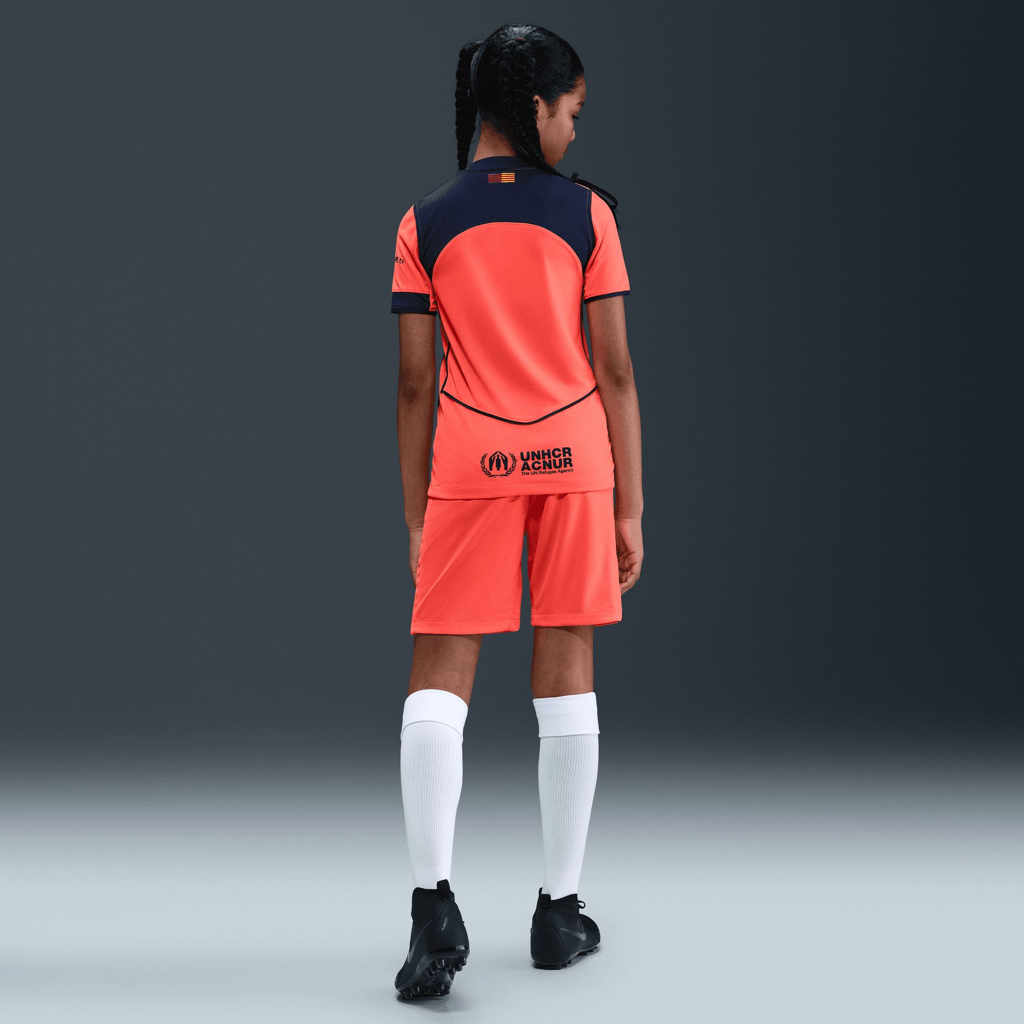 Nike Youth FC Barcelona 2025-26 Orange Third Replica Jersey product image