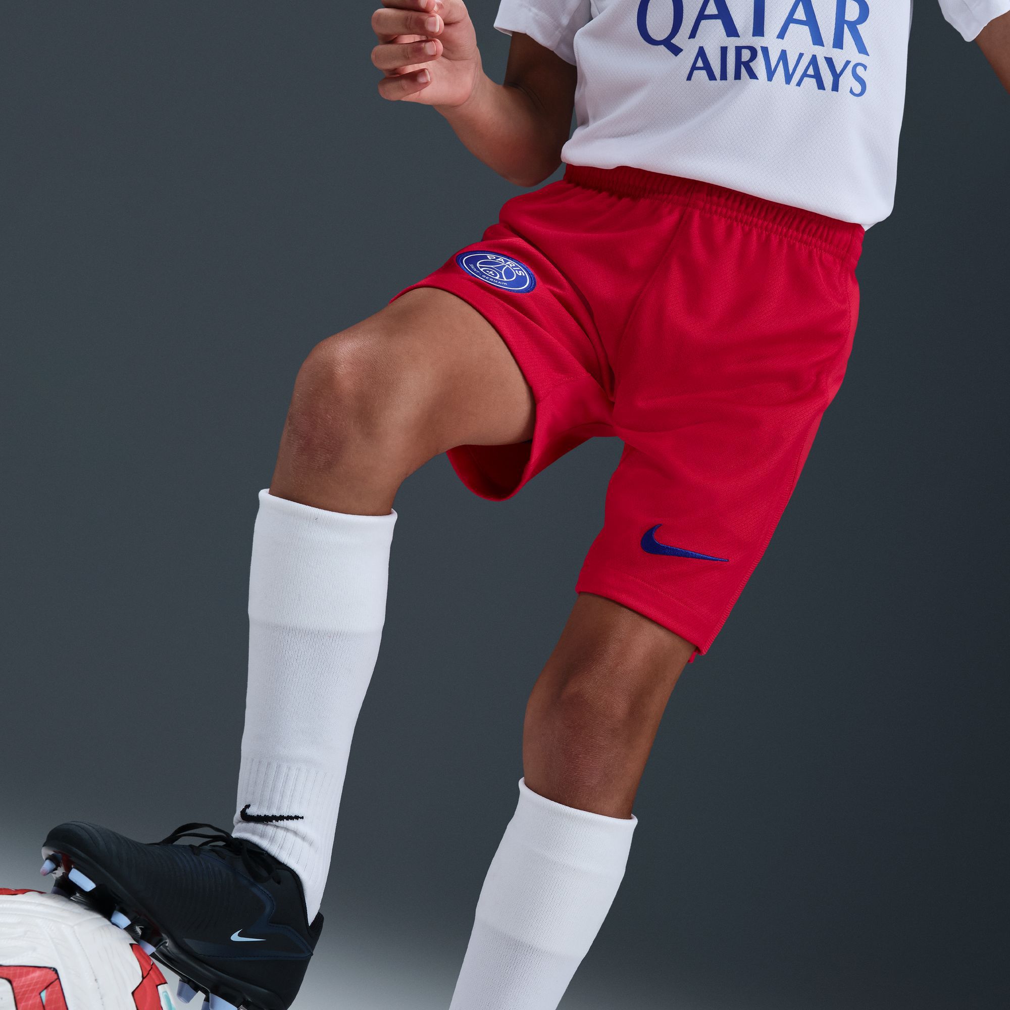 Nike Youth Paris Saint-Germain FC Red Third Replica Shorts product image