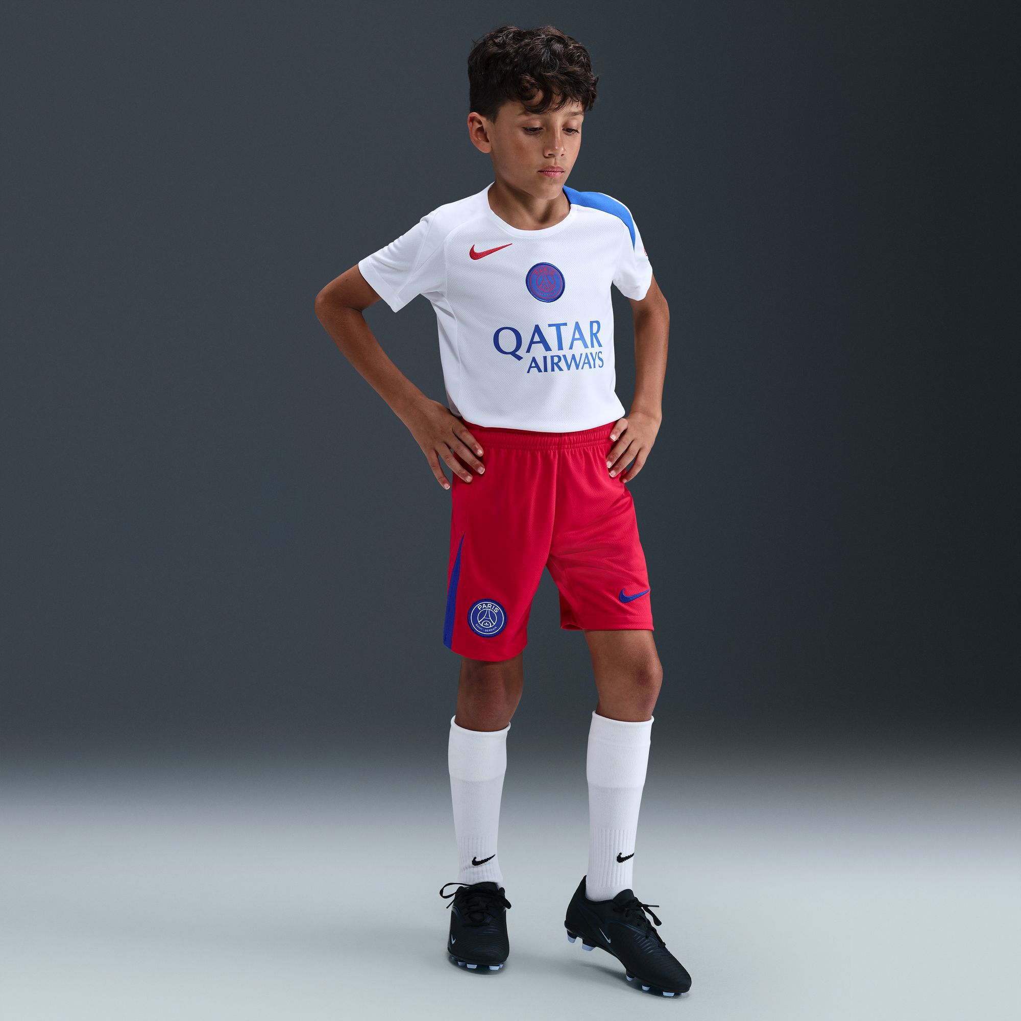 Nike Youth Paris Saint-Germain FC Red Third Replica Shorts product image
