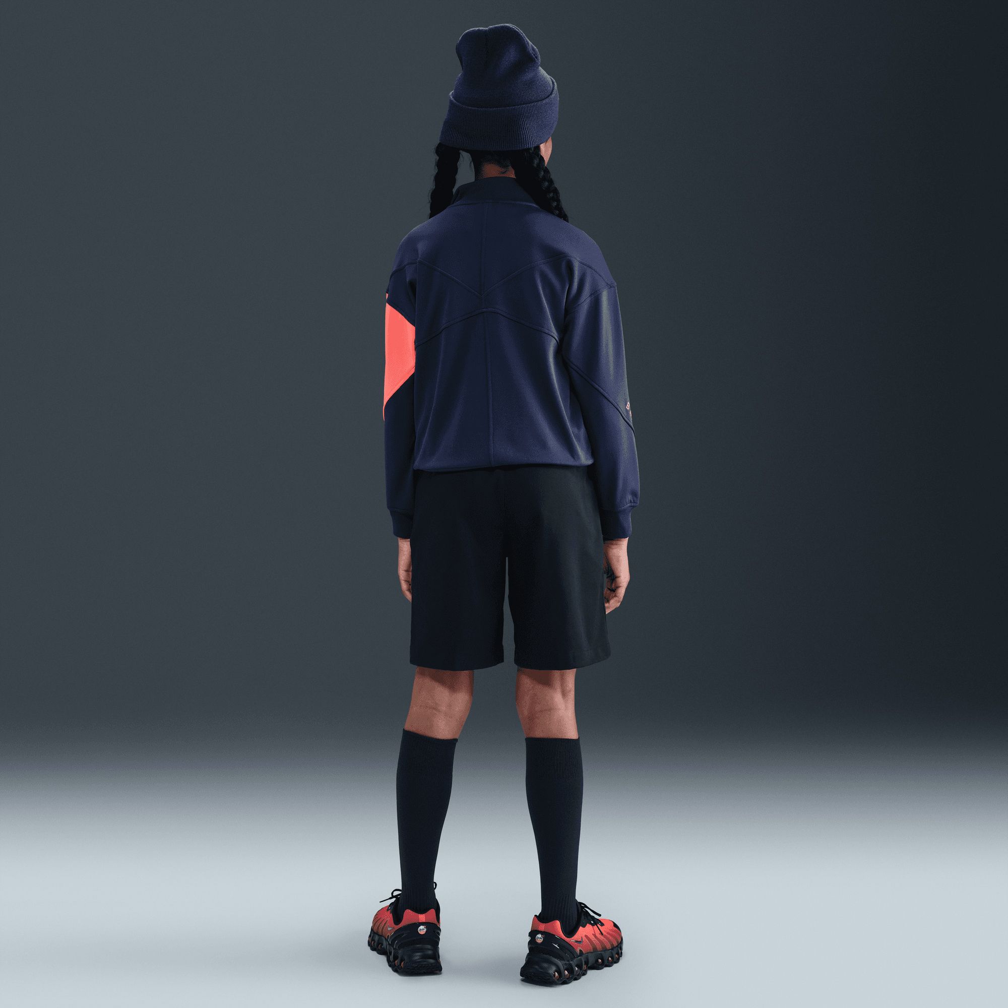Nike Youth FC Barcelona 2025-26 Navy Third Prematch Anthem Jacket product image