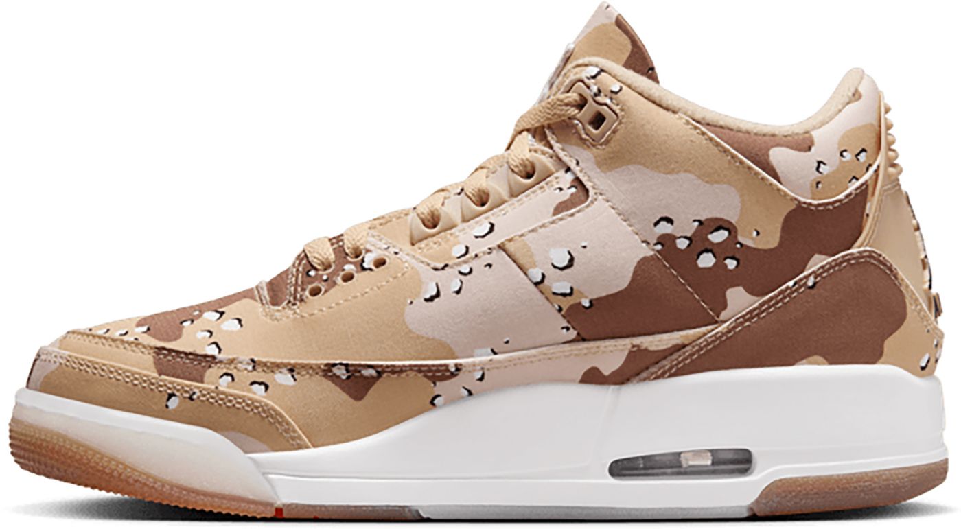 Women s Jordan 3 Retro Desert Camo Basketball Shoes DICK S Sporting Goods