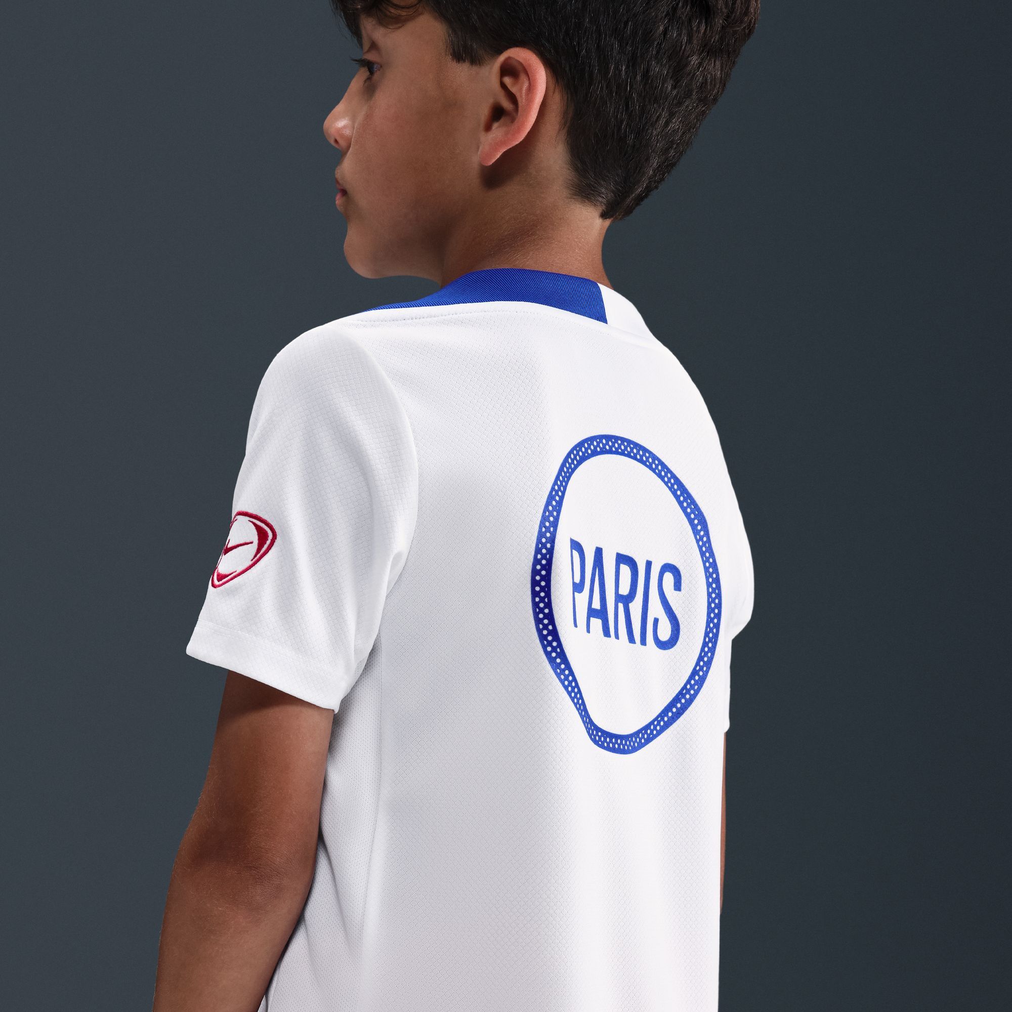 Nike Youth Paris Saint-Germain 2025 White 3rd Training Jersey product image