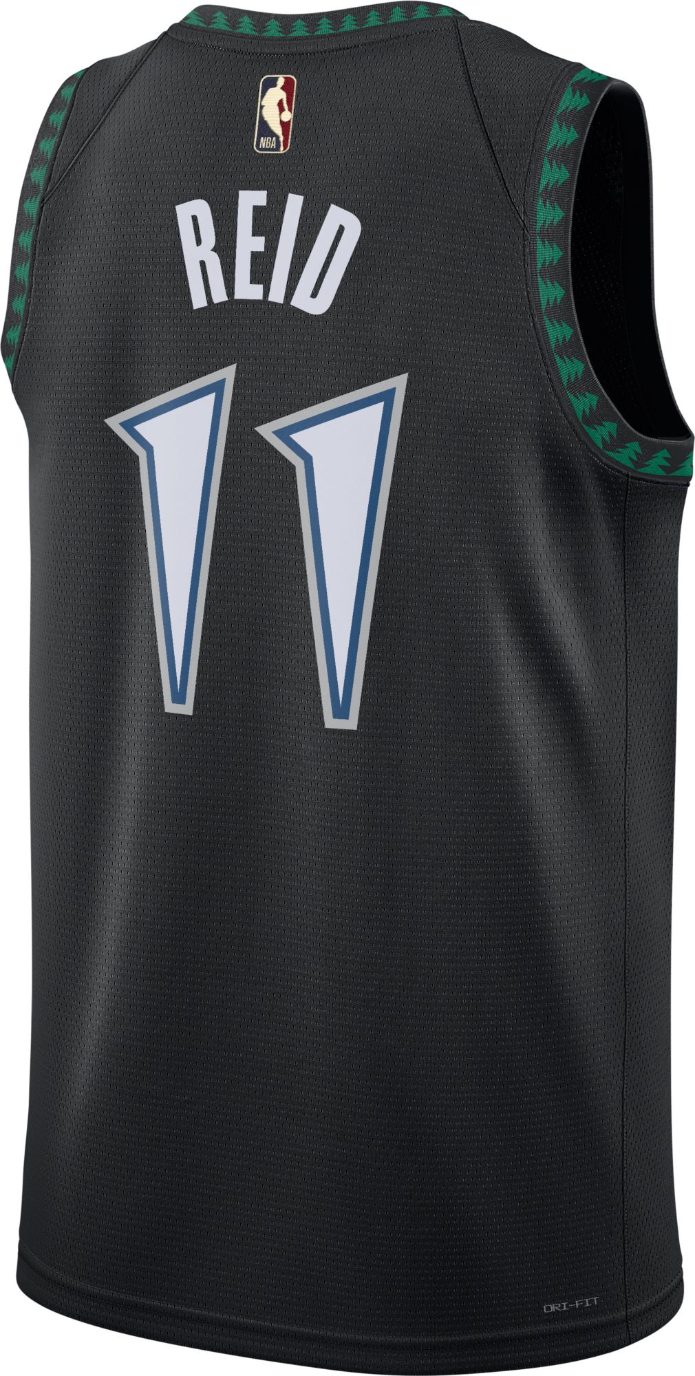 Nike Adult Minnesota Timberwolves Naz Reid #11 Black Hardwood Classics Swingman Jersey product image
