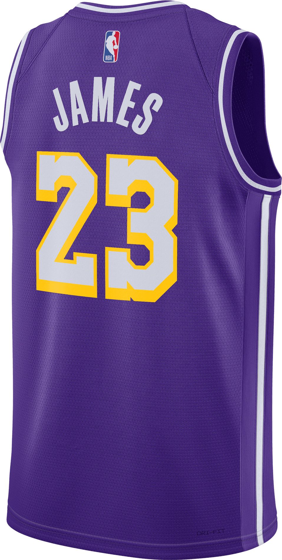 Jordan Adult Los Angeles Lakers LeBron James #23 Purple Swingman Statement Jersey product image