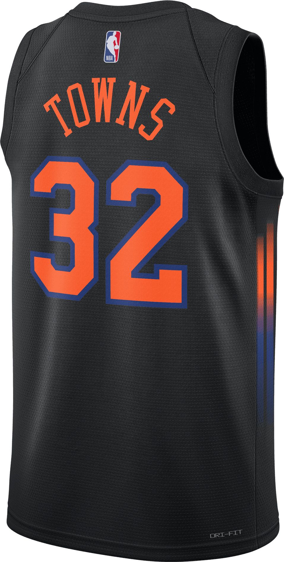 Jordan Adult New York Knicks Karl-Anthony Towns #32 Black Swingman Statement Jersey product image