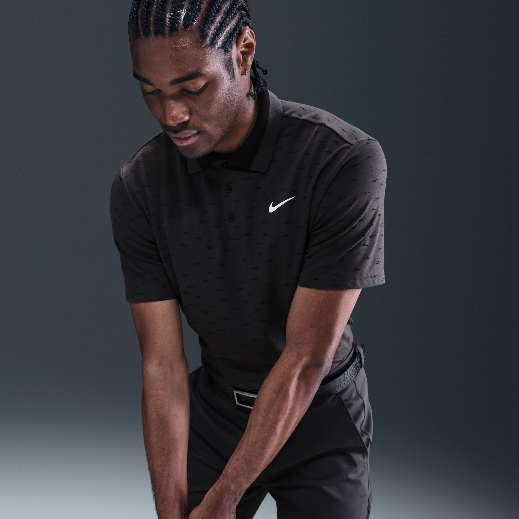 Nike Men's Dri-FIT Tour Micro Print Golf Polo product image
