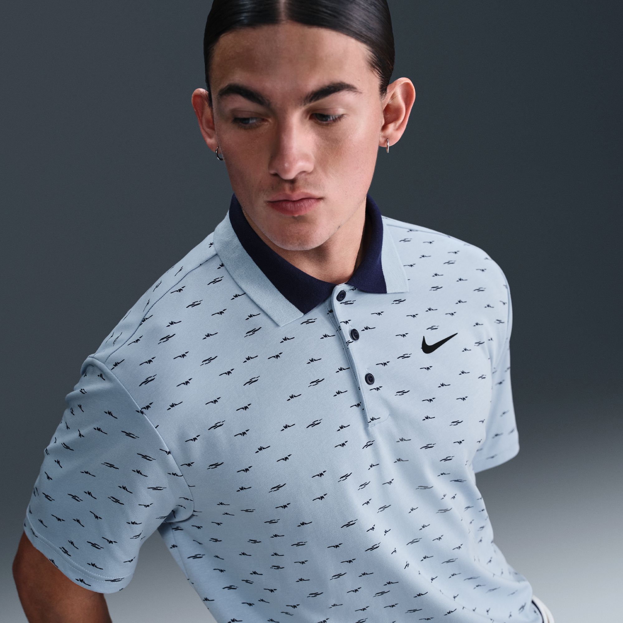 Nike Men's Dri-FIT Tour Micro Print Golf Polo product image