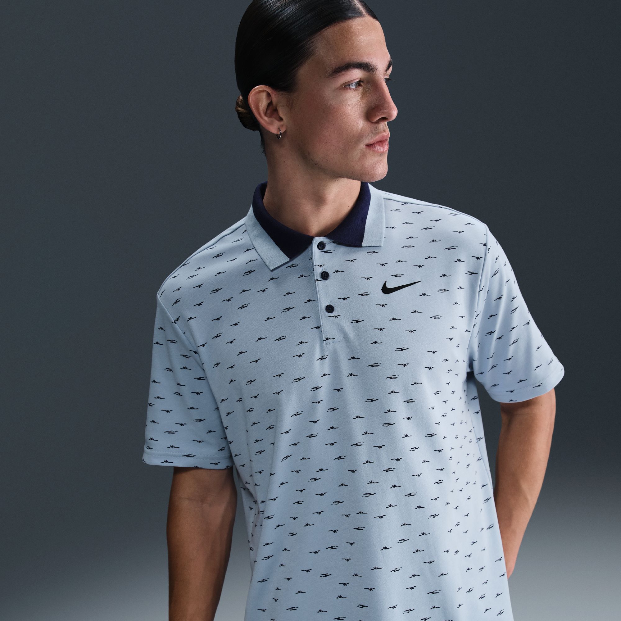 Nike Men's Dri-FIT Tour Micro Print Golf Polo product image