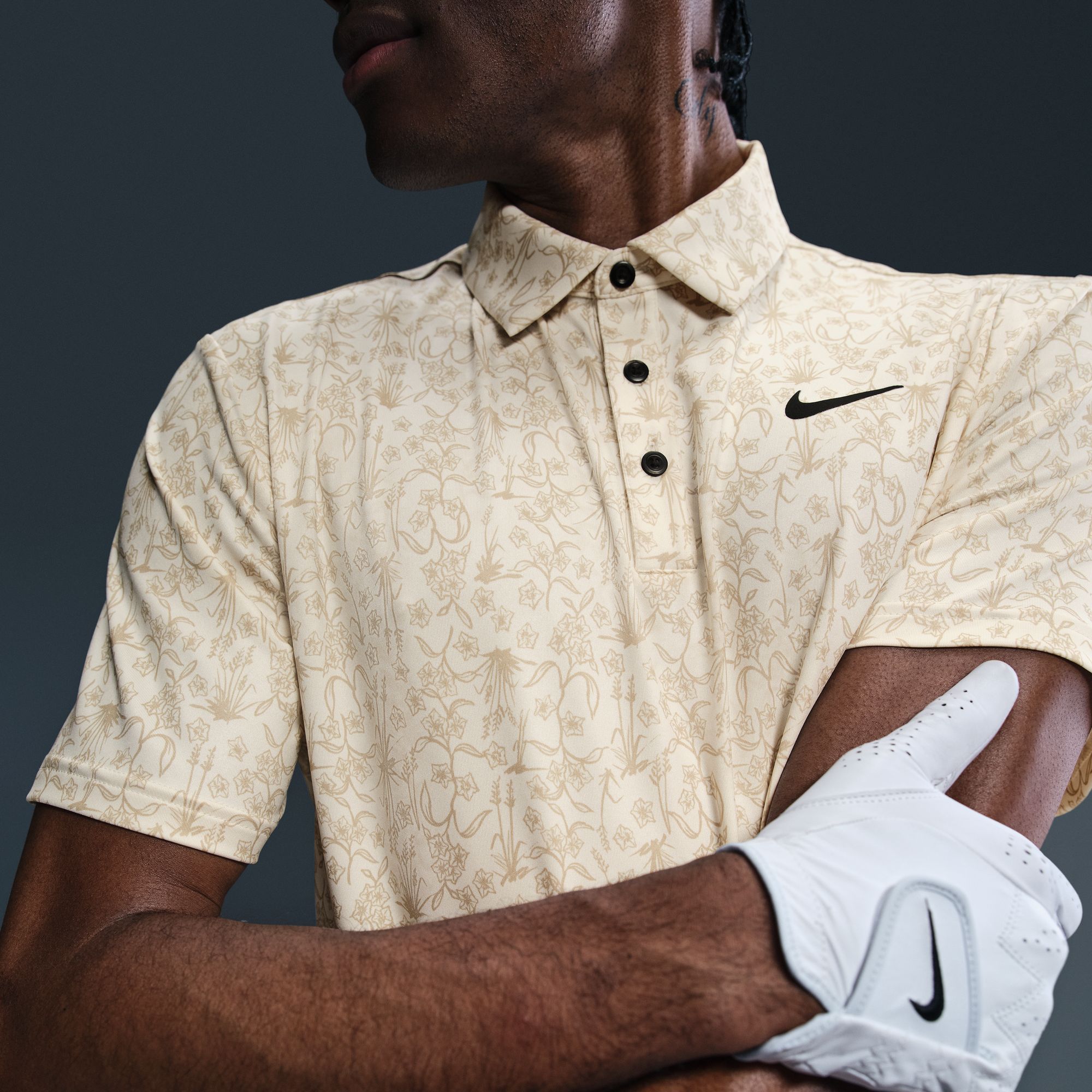 Nike Men's Dri-FIT Tour POA Print Golf Polo product image