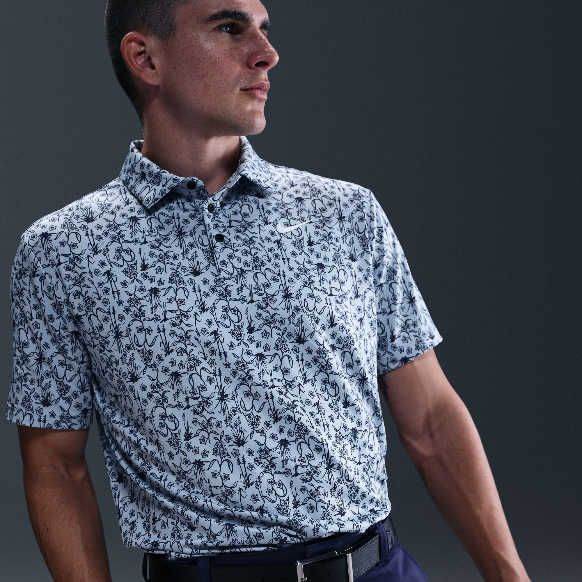 Nike Men's Dri-FIT Tour POA Print Golf Polo product image