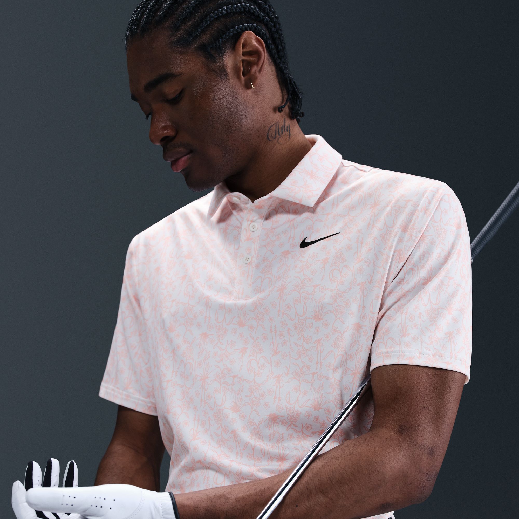 Nike Men's Dri-FIT Tour POA Print Golf Polo product image