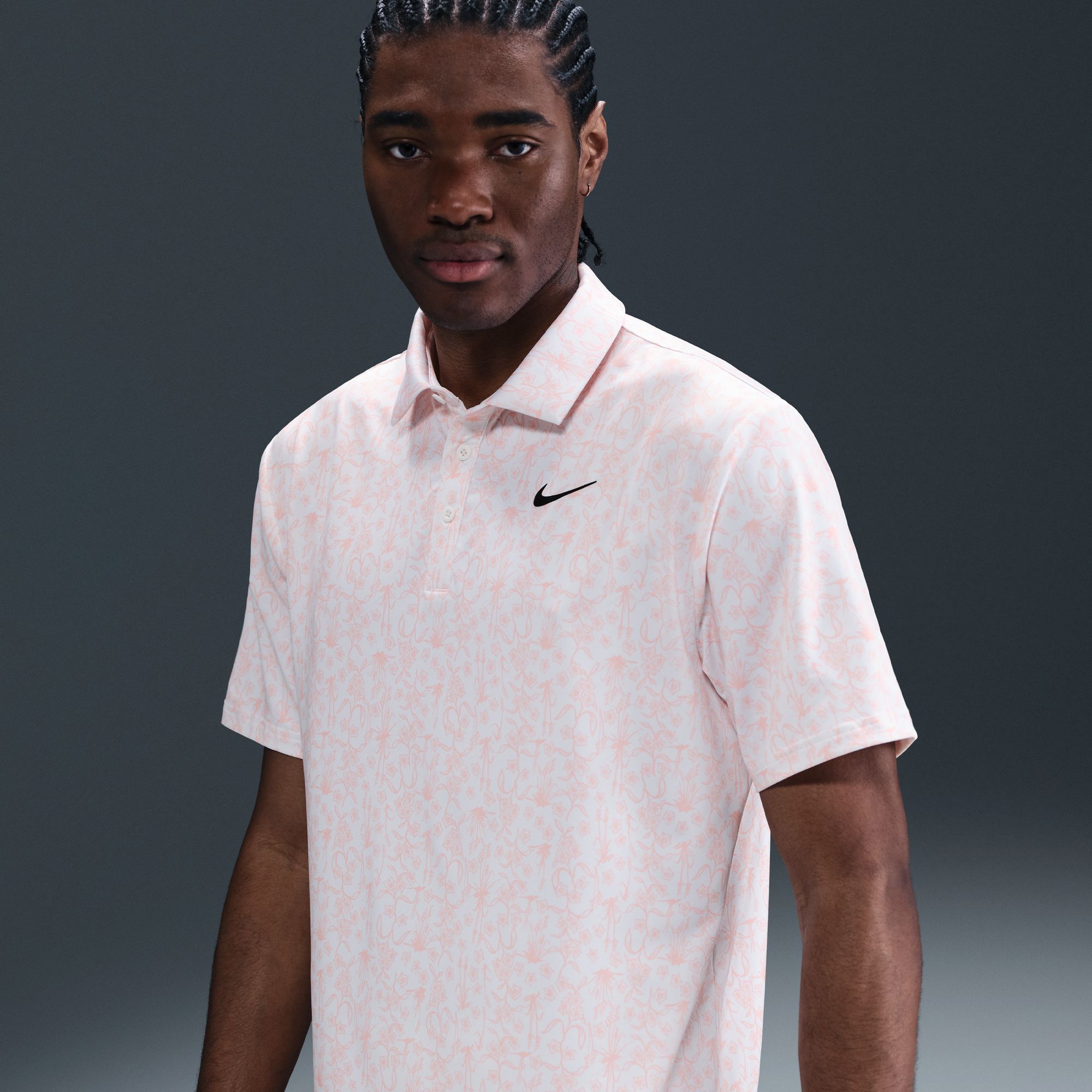 Nike Men's Dri-FIT Tour POA Print Golf Polo product image