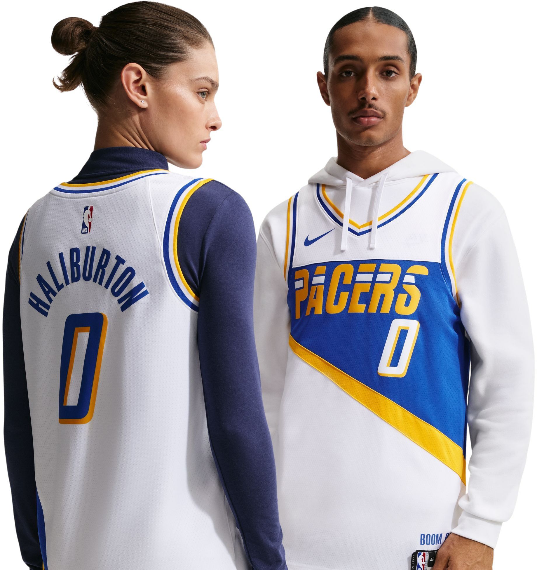 Nike Adult 2025-26 City Edition Indiana Pacers Tyrese Haliburton #0 Swingman Jersey product image