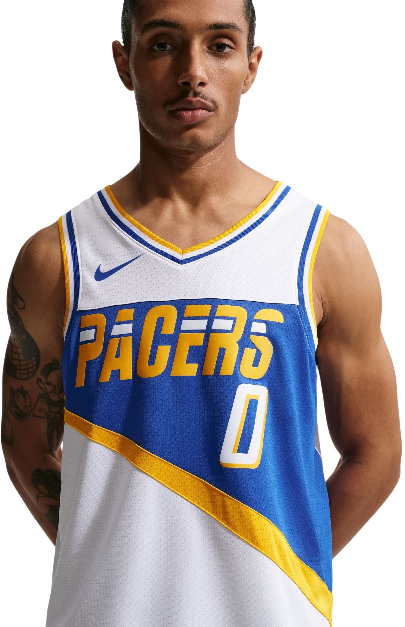 Nike Adult 2025-26 City Edition Indiana Pacers Tyrese Haliburton #0 Swingman Jersey product image