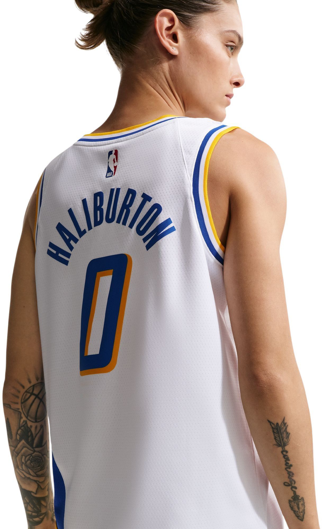 Nike Adult 2025-26 City Edition Indiana Pacers Tyrese Haliburton #0 Swingman Jersey product image