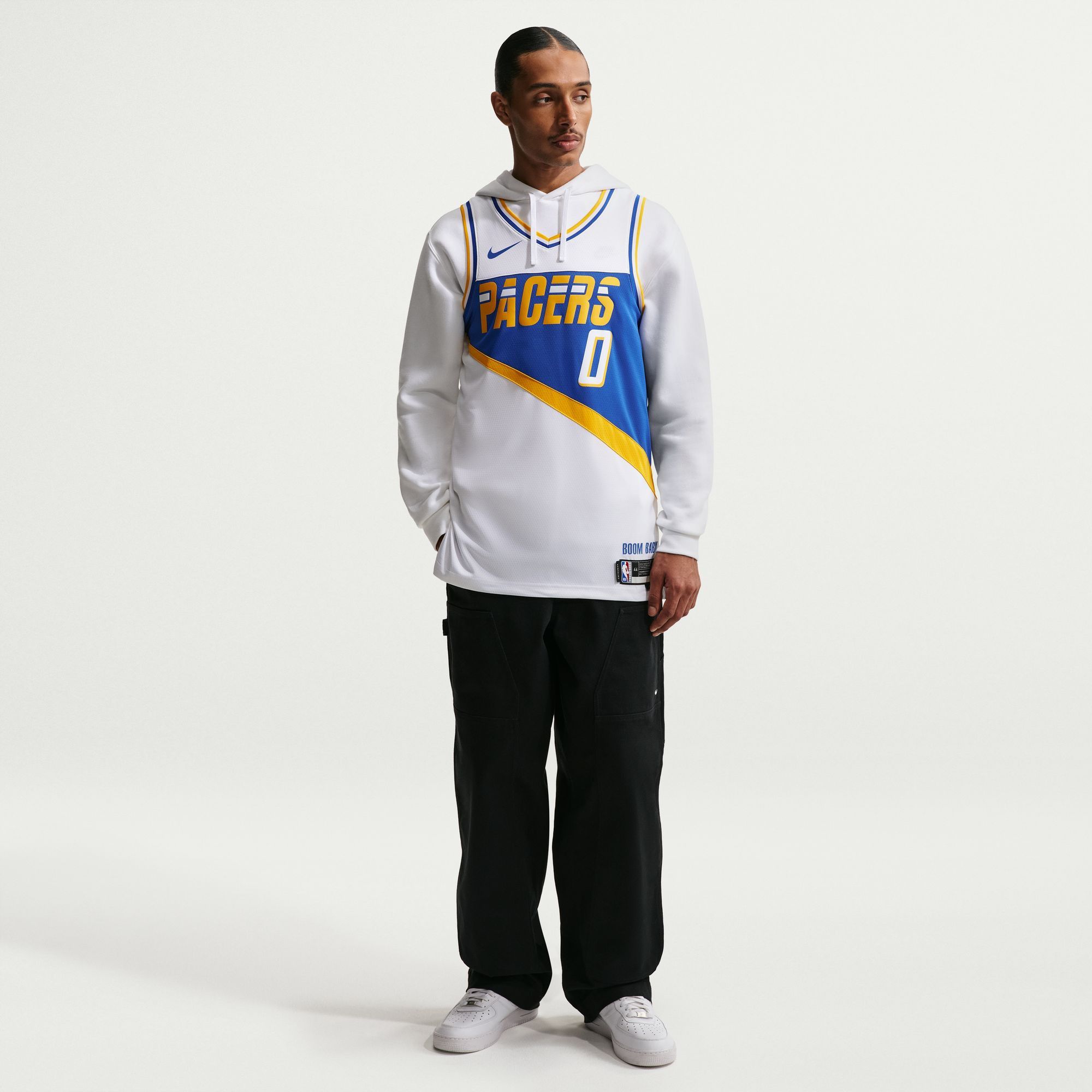 Nike Adult 2025-26 City Edition Indiana Pacers Tyrese Haliburton #0 Swingman Jersey product image