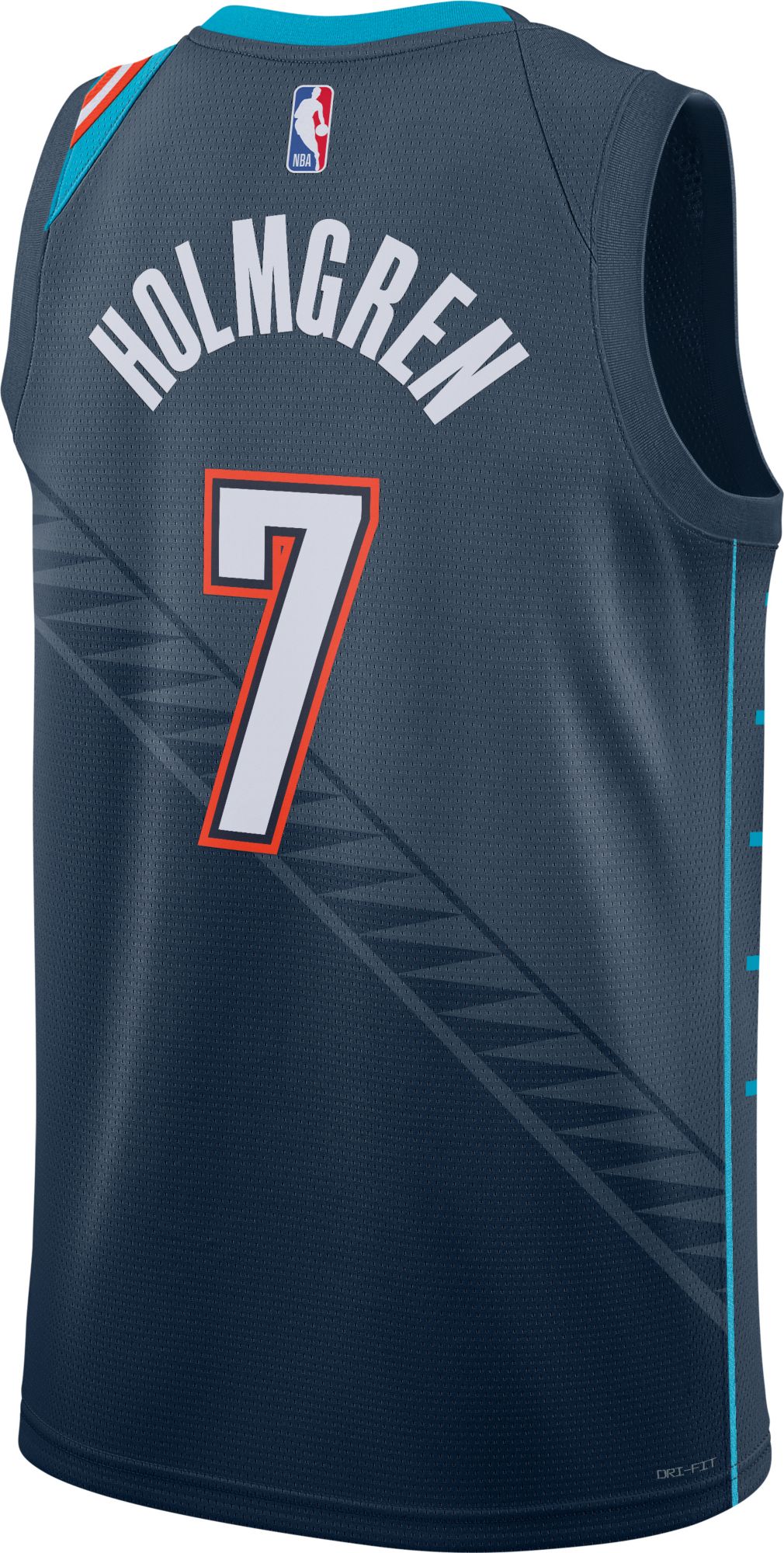 Nike Adult 2025-26 City Edition Oklahoma City Thunder Chet Holmgren #7 Swingman Jersey product image
