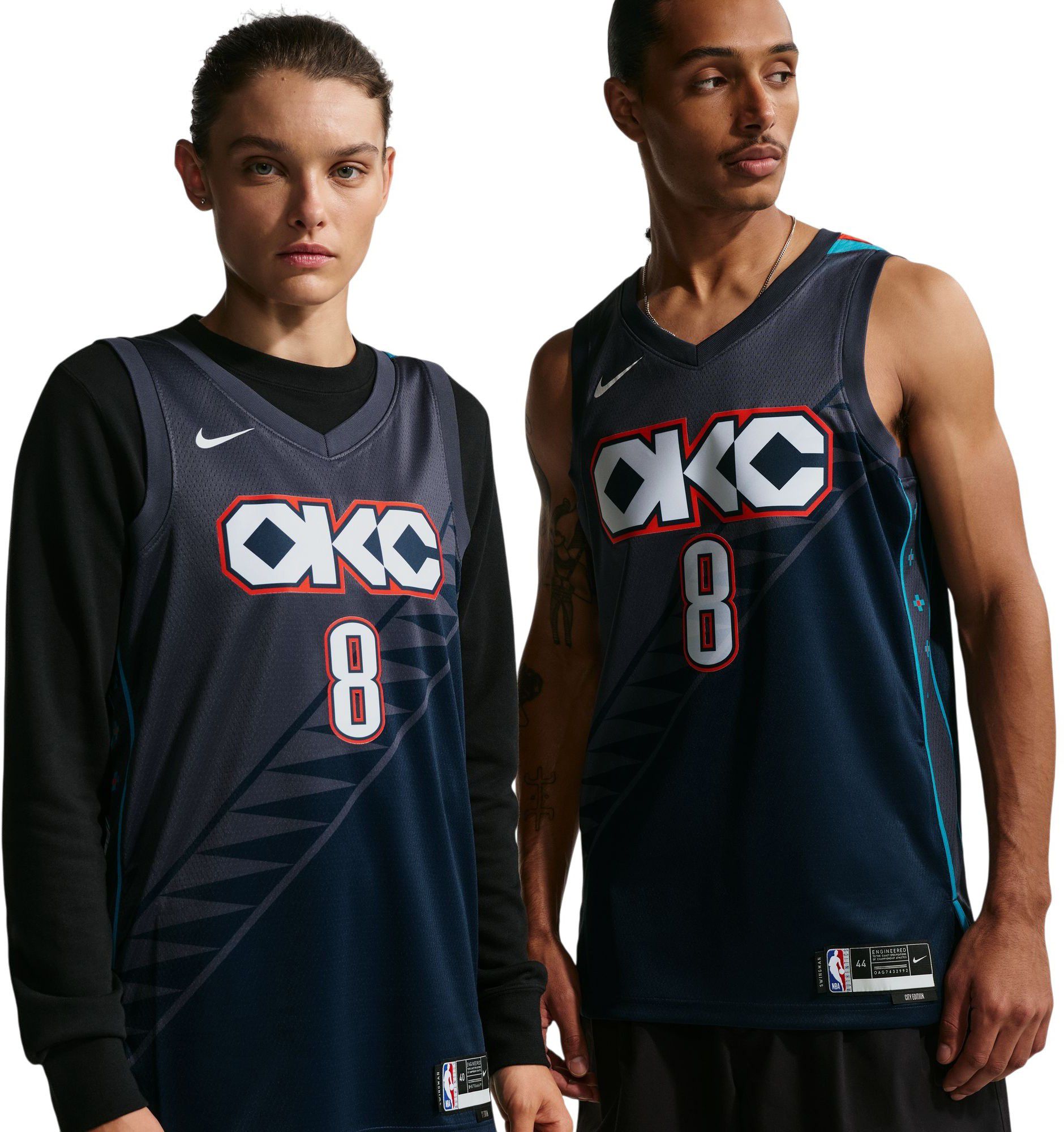 Nike Adult 2025-26 City Edition Oklahoma City Thunder Jalen Williams #8 Swingman Jersey product image