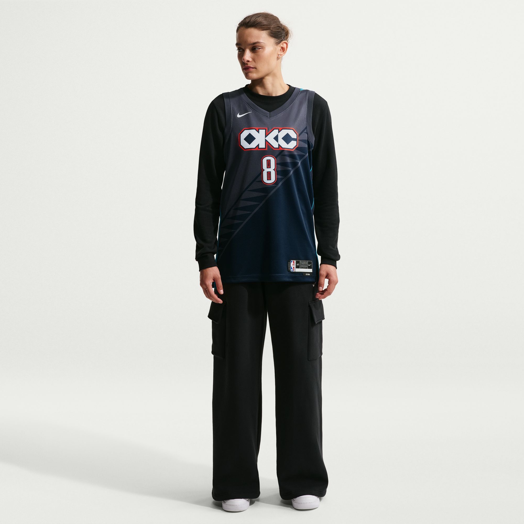 Nike Adult 2025-26 City Edition Oklahoma City Thunder Jalen Williams #8 Swingman Jersey product image