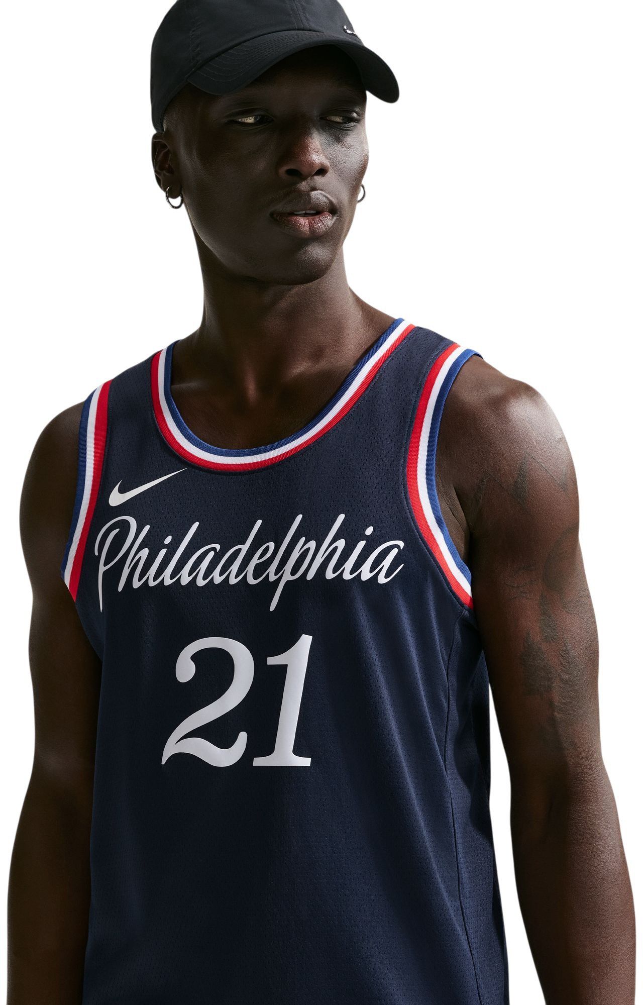 Nike Adult 2025-26 City Edition Philadelphia 76ers Joel Embiid #21 Swingman Jersey product image