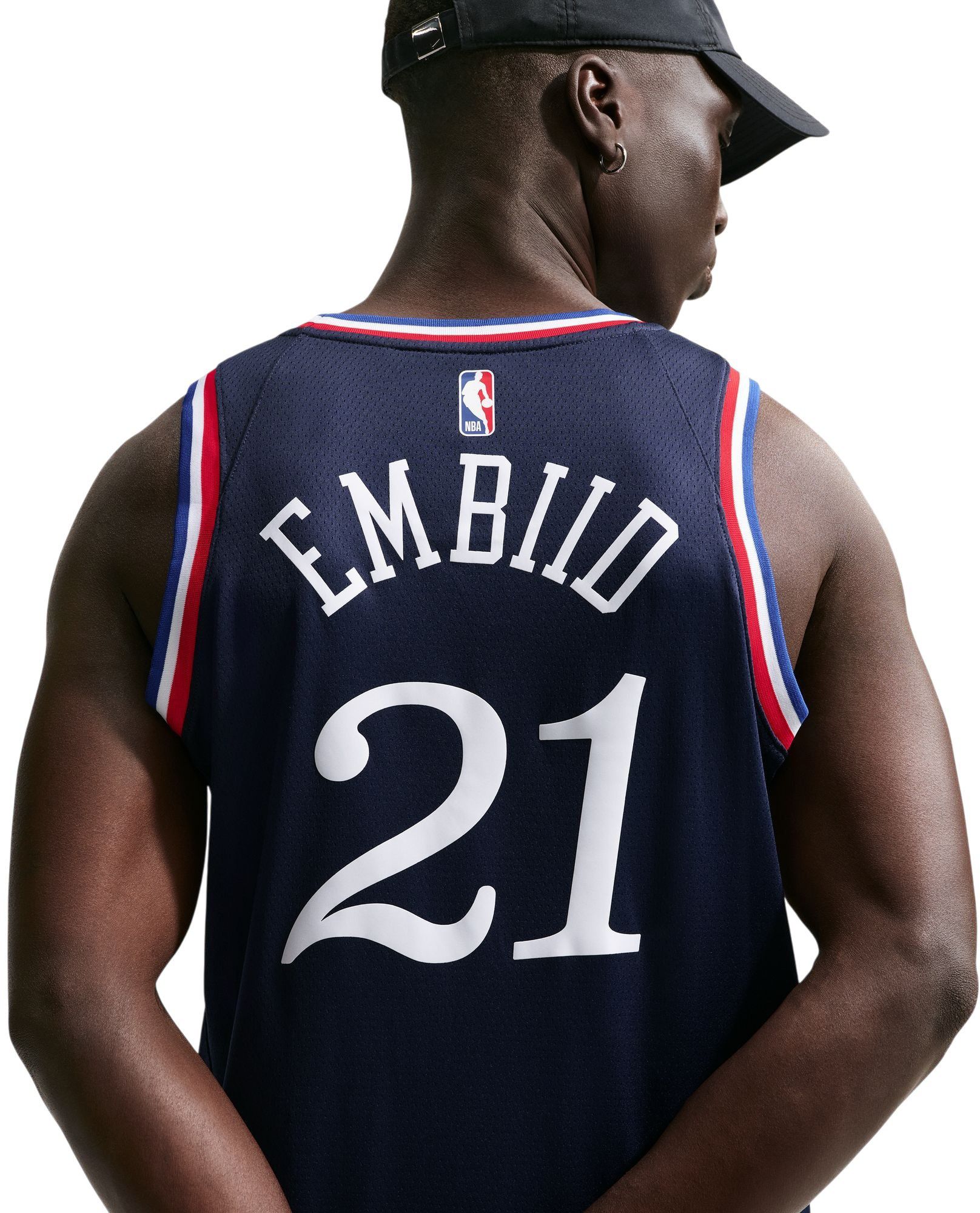 Nike Adult 2025-26 City Edition Philadelphia 76ers Joel Embiid #21 Swingman Jersey product image