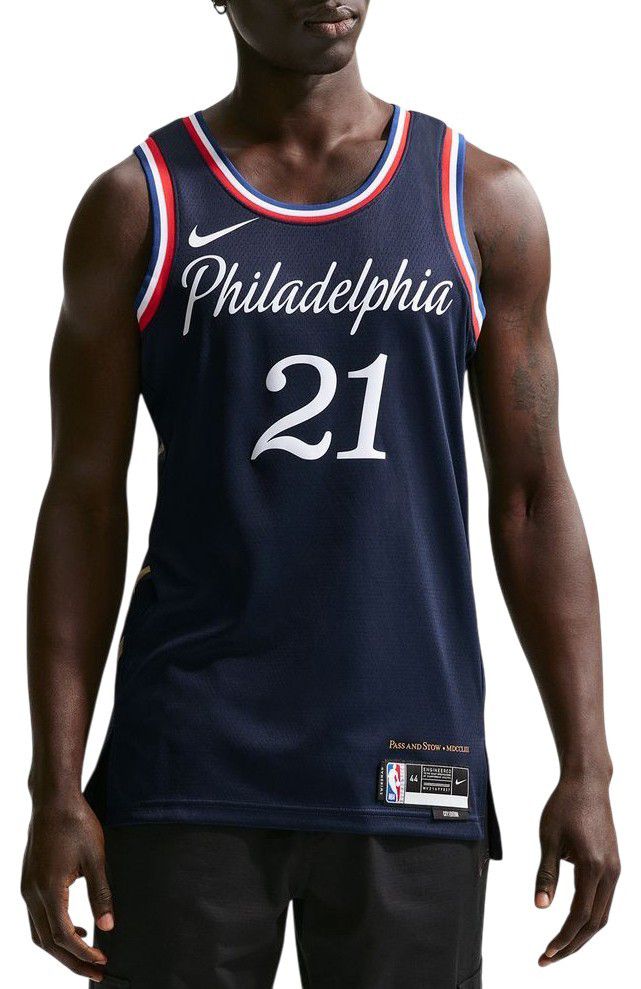 Nike Adult 2025-26 City Edition Philadelphia 76ers Joel Embiid #21 Swingman Jersey product image