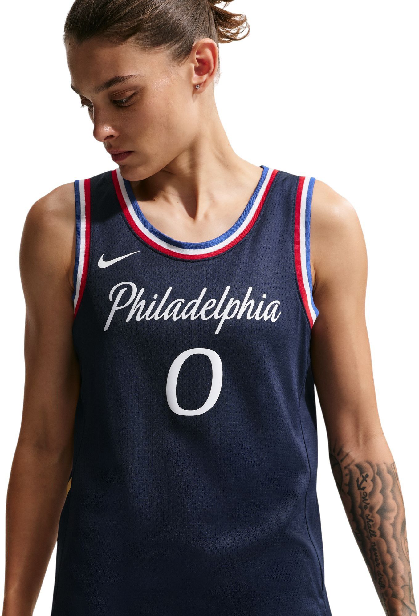 Nike Adult 2025-26 City Edition Philadelphia 76ers Tyrese Maxey #0 Swingman Jersey product image