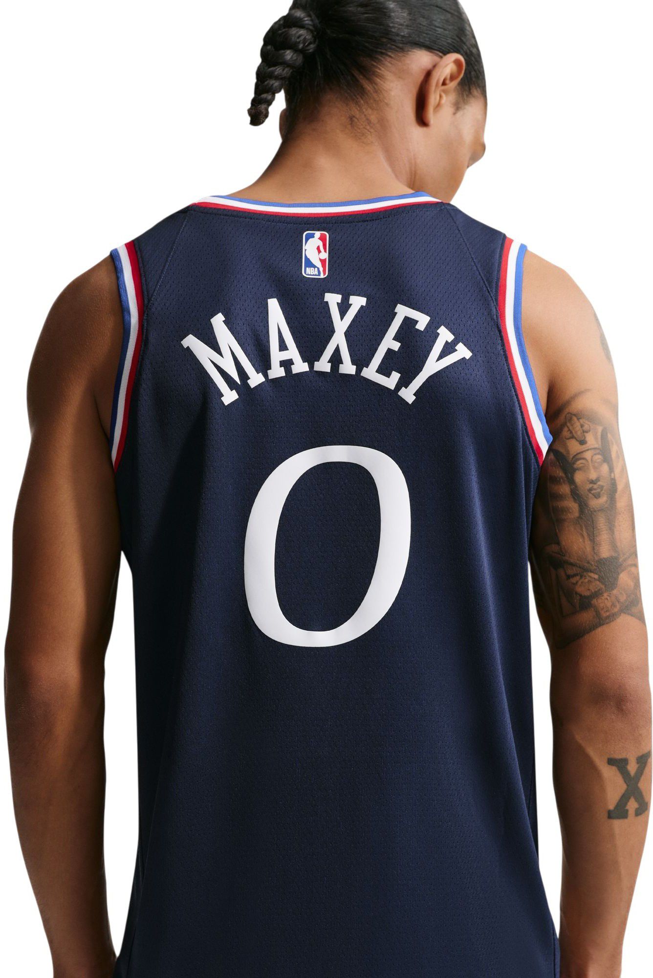Nike Adult 2025-26 City Edition Philadelphia 76ers Tyrese Maxey #0 Swingman Jersey product image