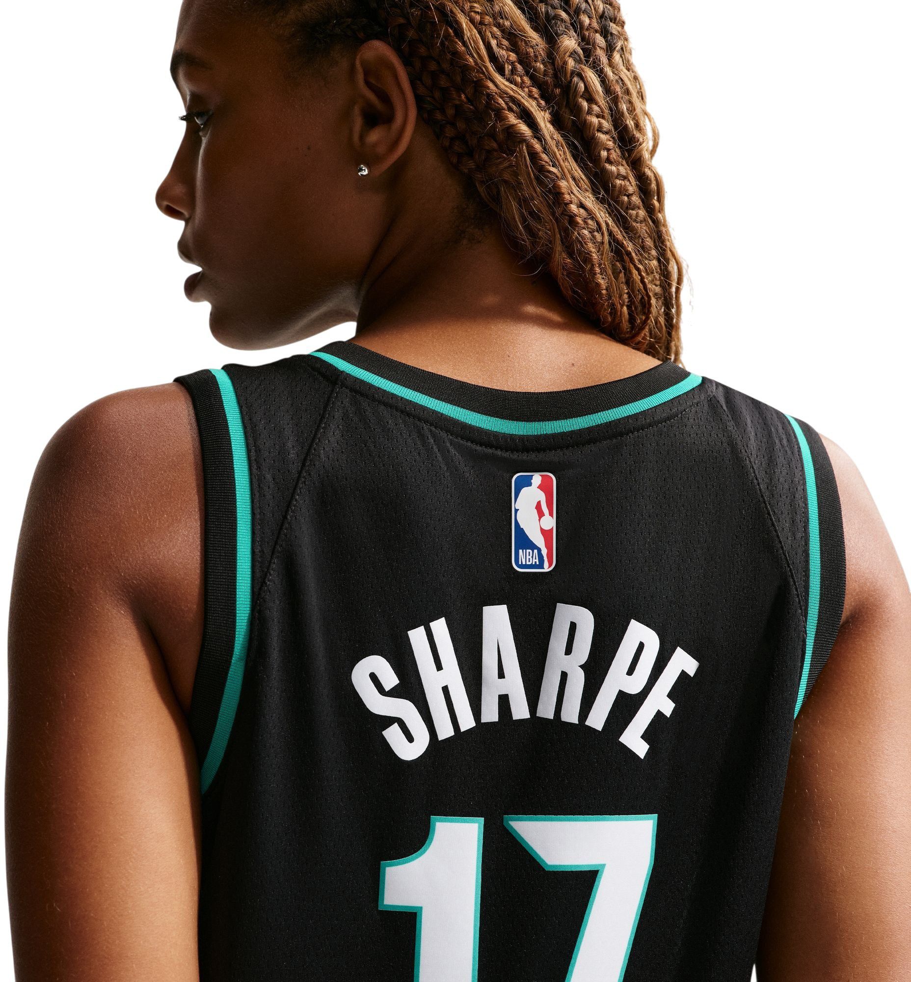 Nike Adult 2025-26 City Edition Portland Trail Blazers Shaedon Sharpe #17 Swingman Jersey product image
