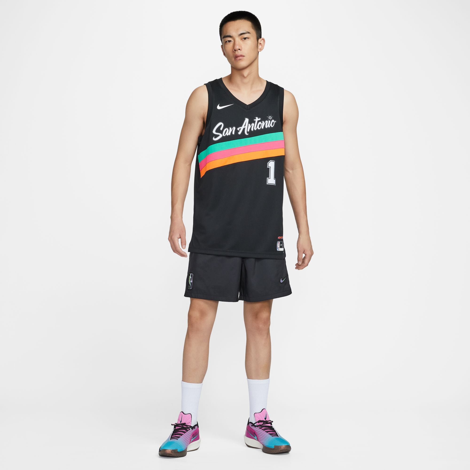 Nike Adult 2025-26 City Edition San Antonio Spurs Victor Wembanyama #1 Swingman Jersey product image