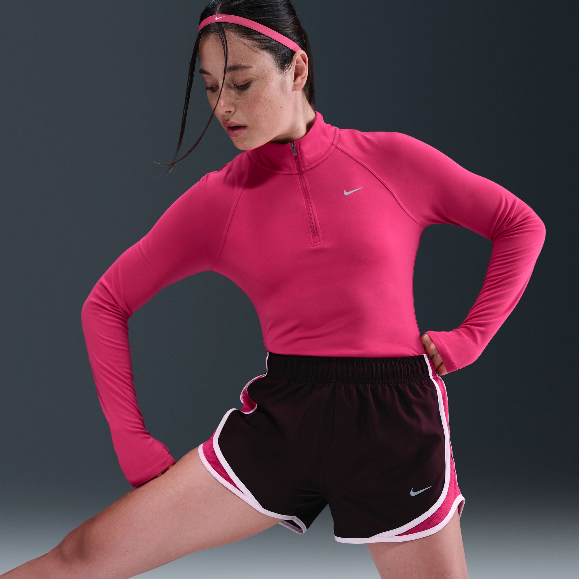 Nike Women's Dri-FIT Tempo Mid-Rise Brief-Lined Running Shorts product image