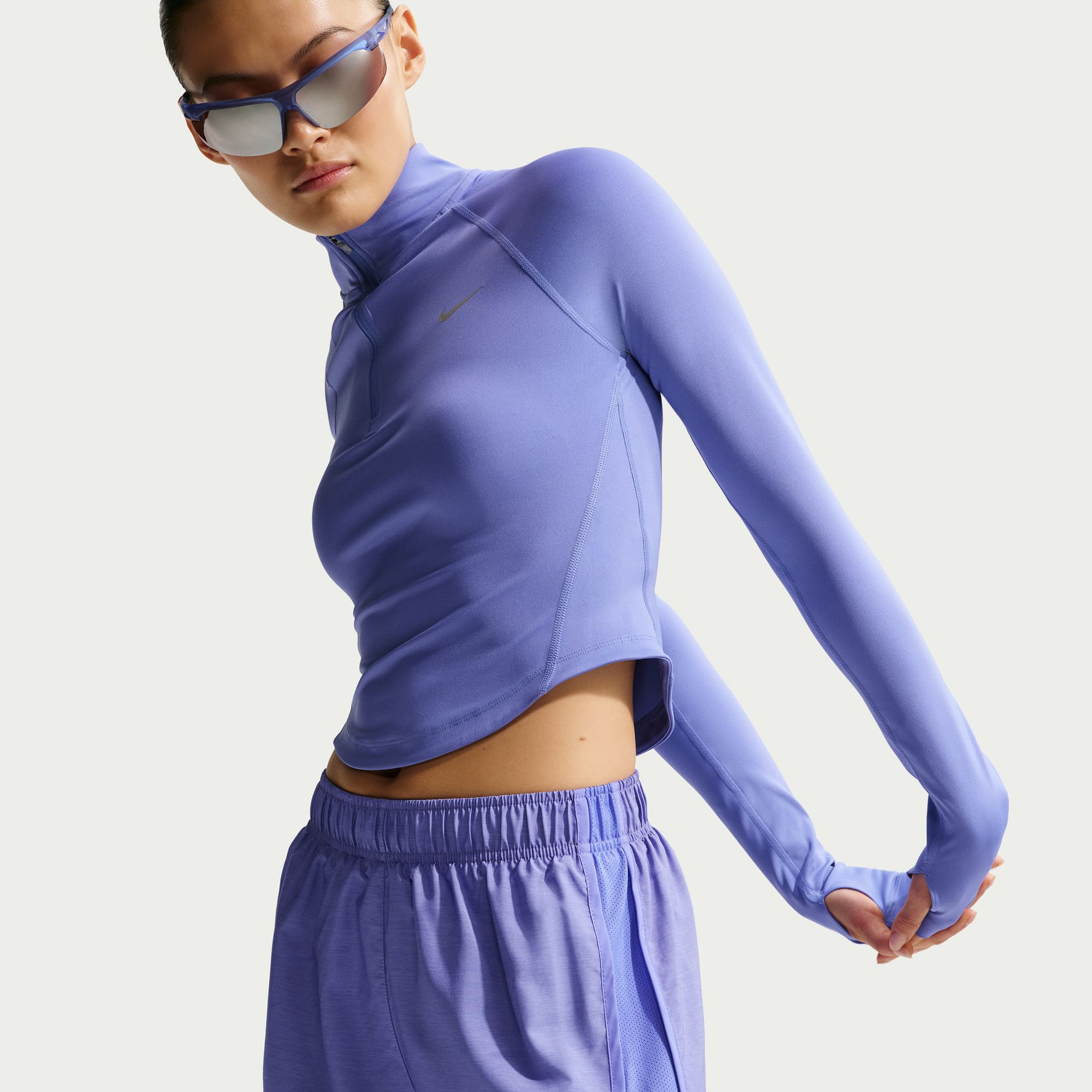 Nike Women's Dri-FIT Tempo Mid-Rise Brief-Lined Running Shorts product image