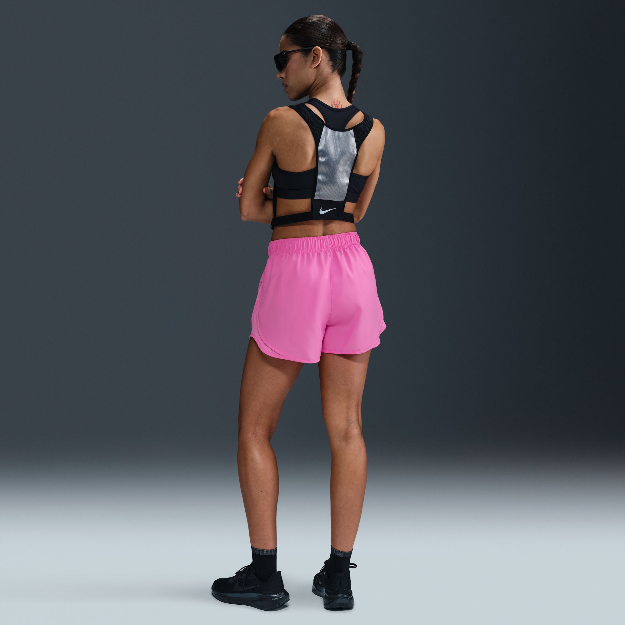 Nike Women's Dri-FIT Tempo Mid-Rise Brief-Lined Running Shorts product image