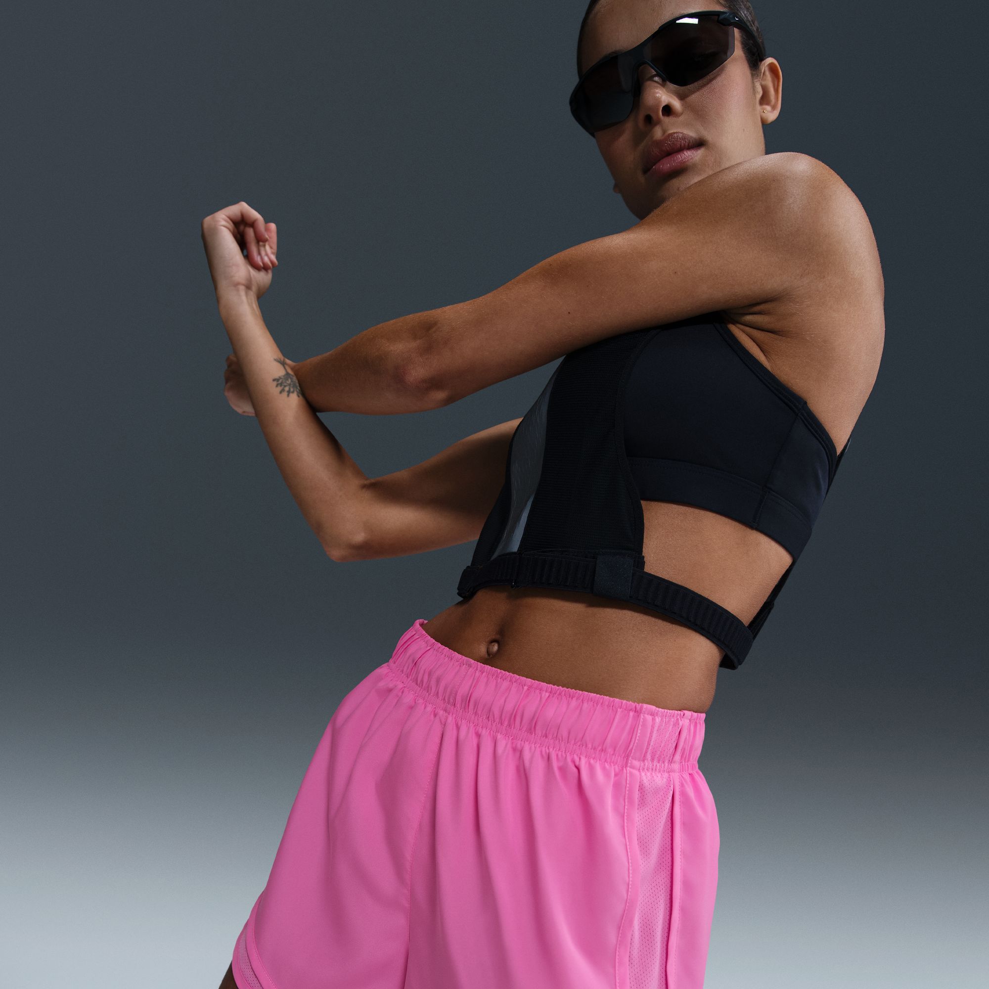 Nike Women's Dri-FIT Tempo Mid-Rise Brief-Lined Running Shorts product image