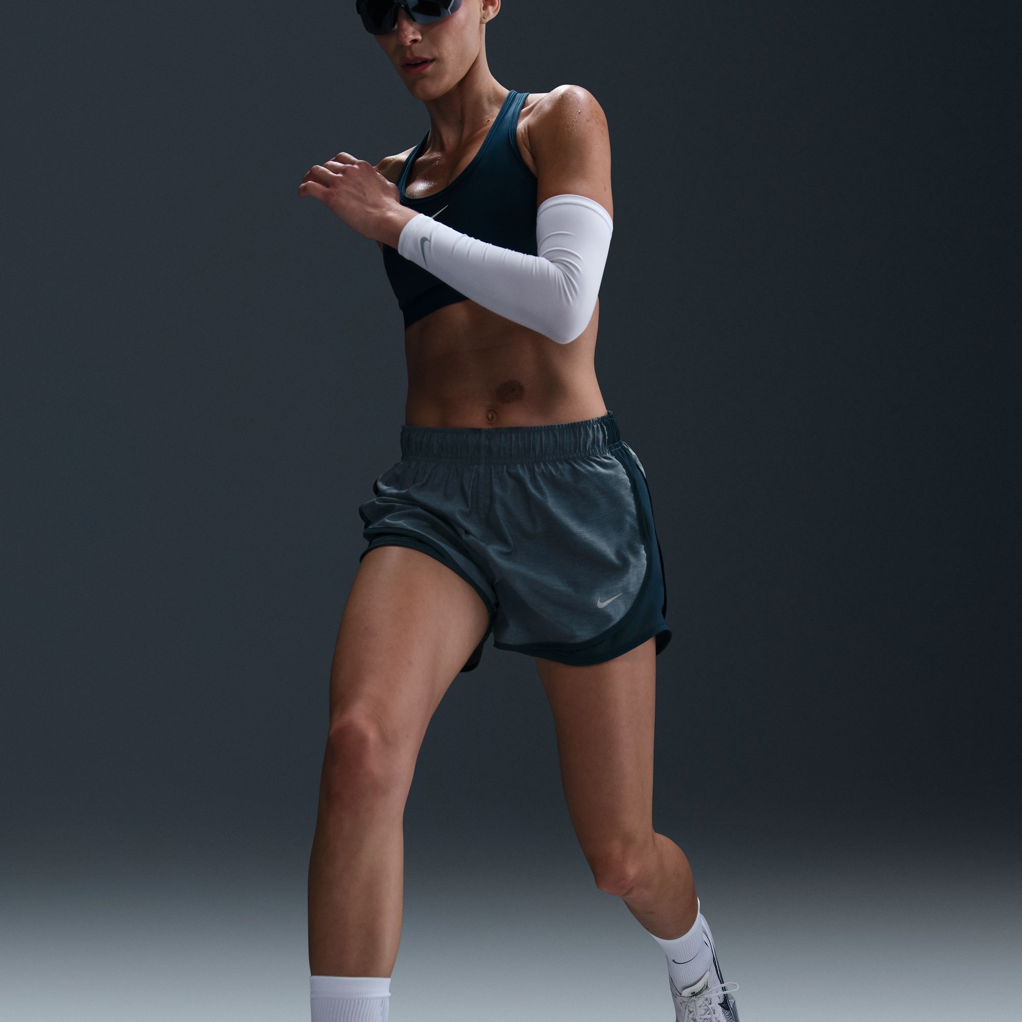 Nike Women's Dri-FIT Tempo Mid-Rise Brief-Lined Running Shorts product image