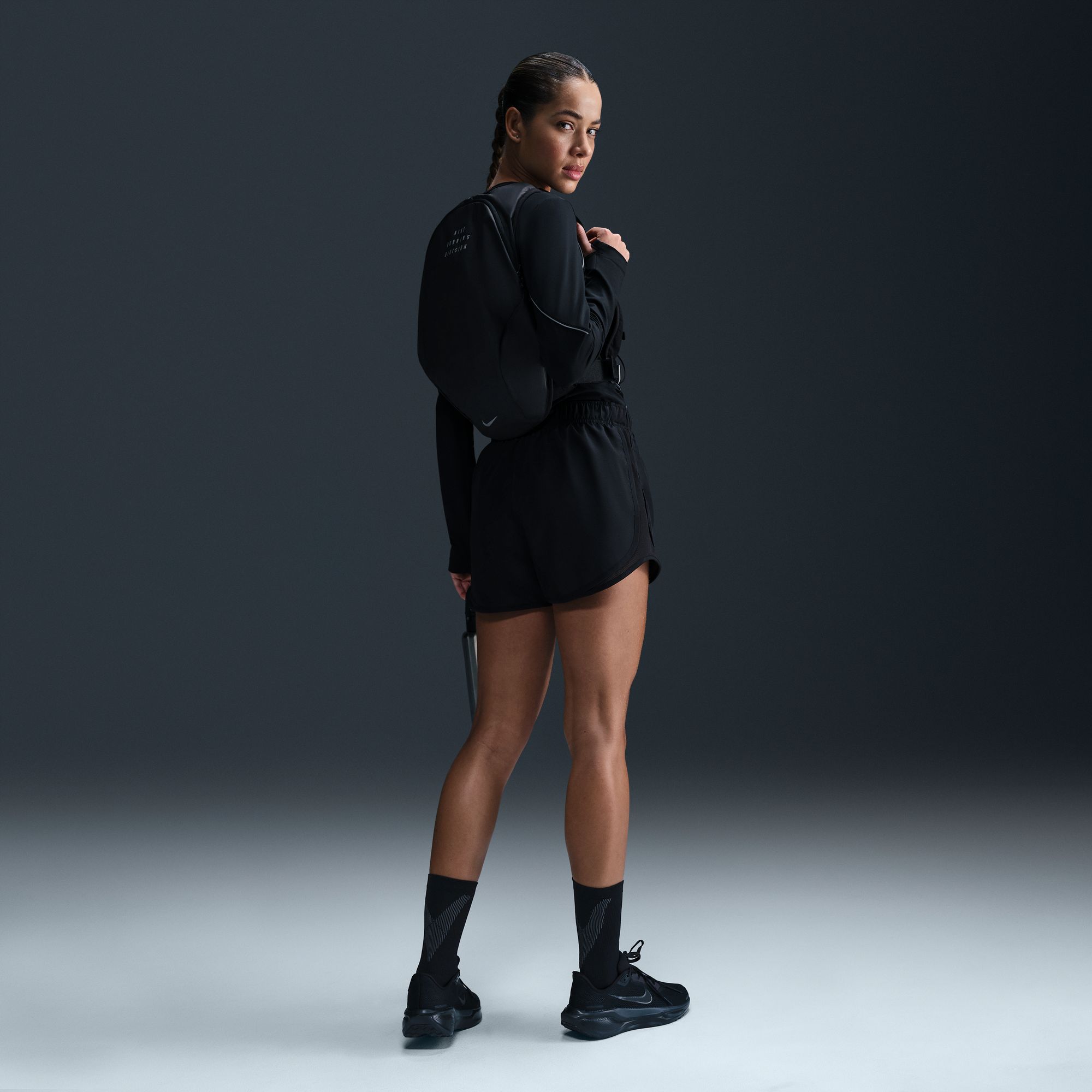 Nike Women's Dri-FIT Tempo Mid-Rise Brief-Lined Running Shorts